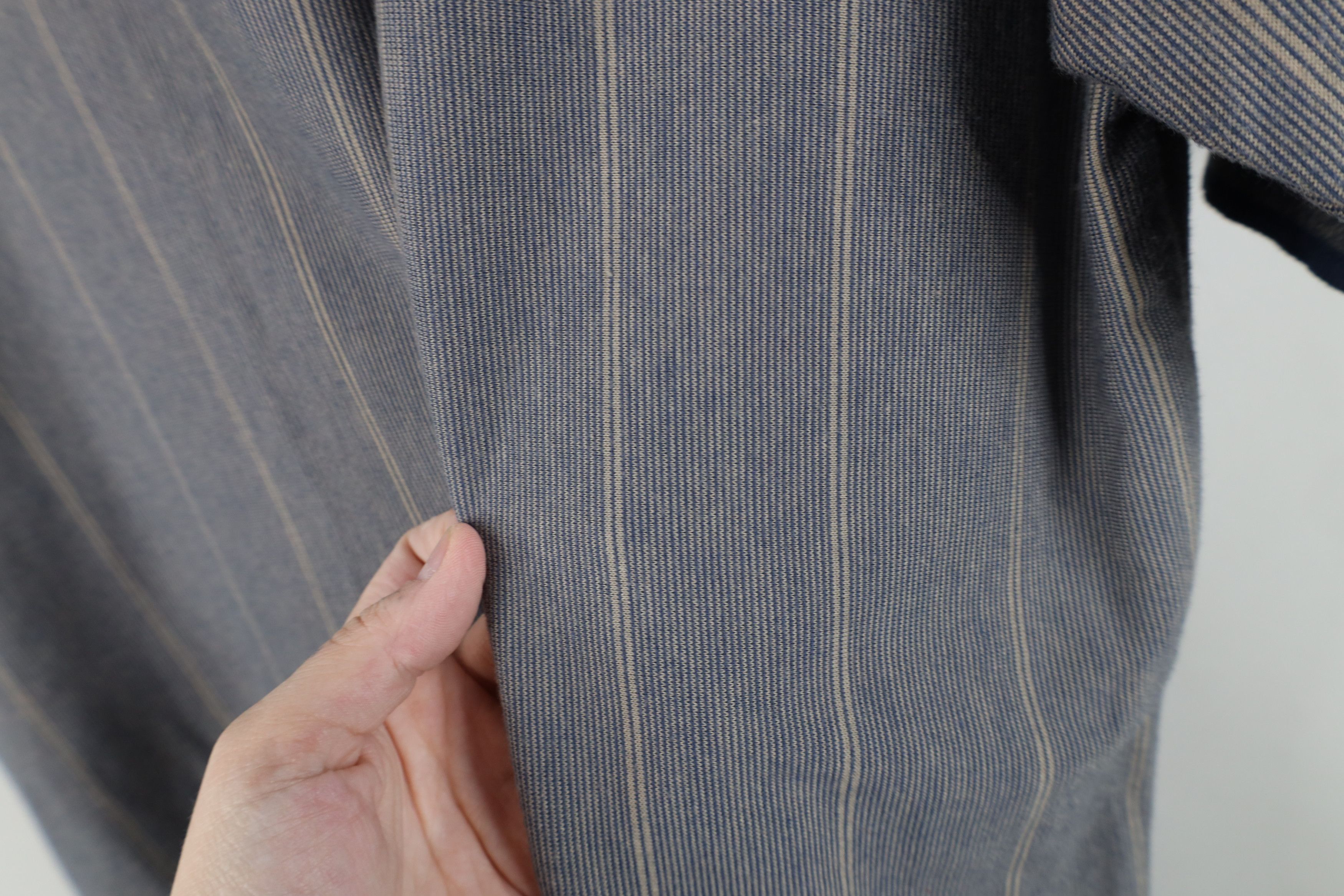 Vintage Vintage 90s Streetwear Striped Knit Collared Golf Polo Shirt Size US L / EU 52-54 / 3 - 11 Thumbnail