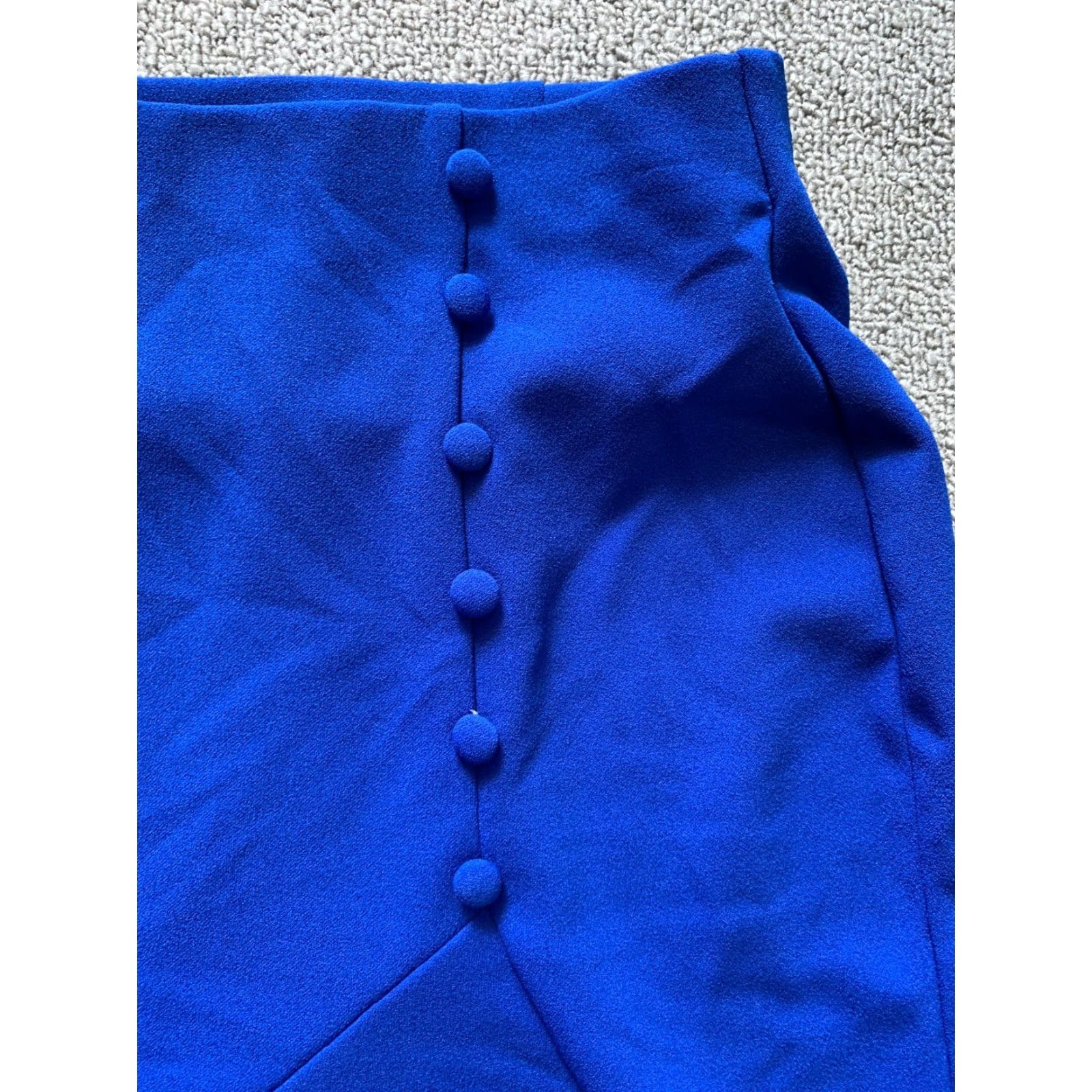 Vintage VINTAGE NYCC Skirt Women’s Size Small S Blue Polyester Spandex Size 28" / US 6 / IT 42 - 2 Thumbnail