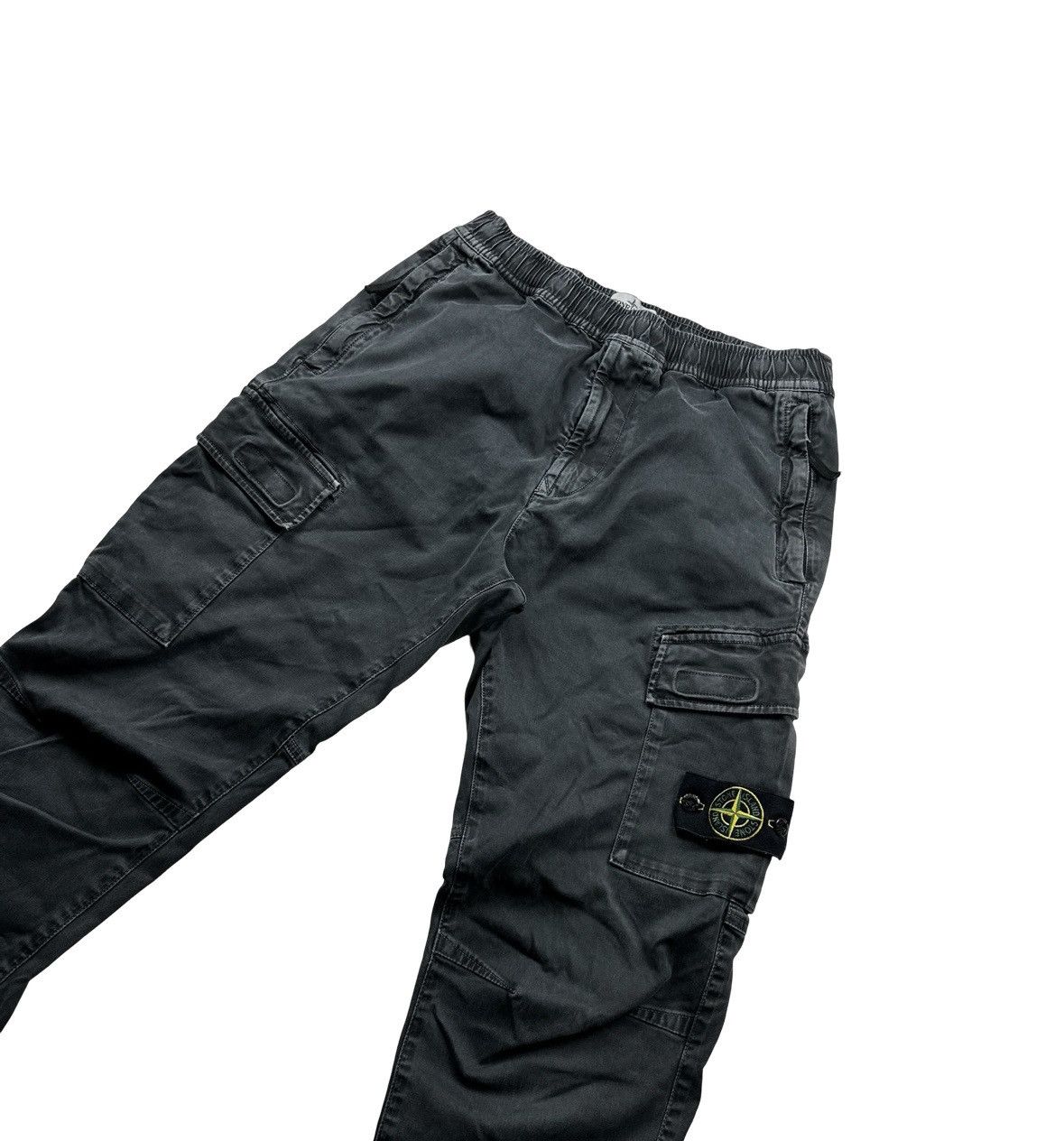 Stone Island Stone Island Charcoal Cargo Trousers Size US 34 / EU 50 - 1 Thumbnail