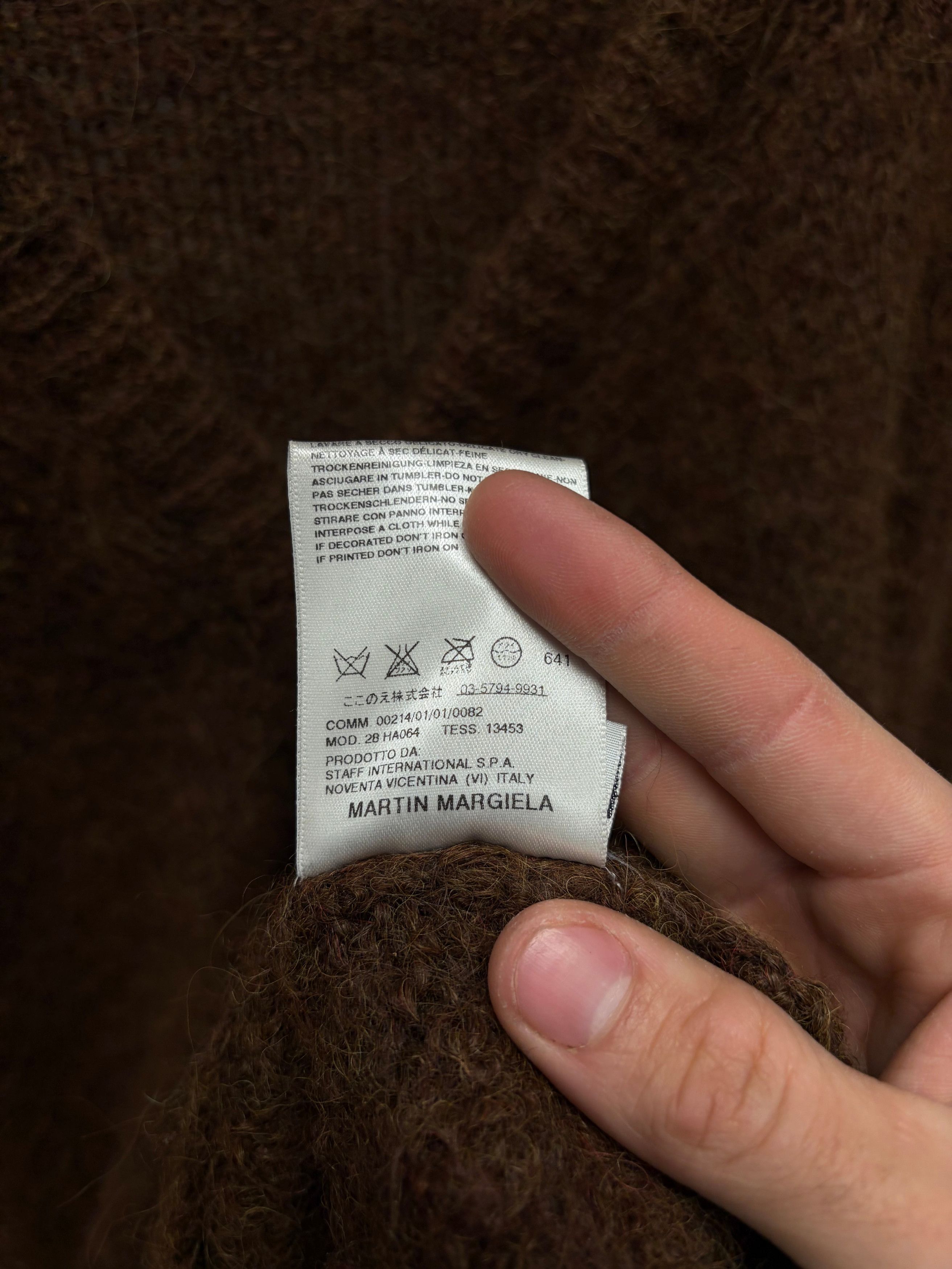 Ma+ AW2008 Maison Martin Margiela Alpaca Wool Rustic Brown Cardigan Size US M / EU 48-50 / 2 - 5 Thumbnail
