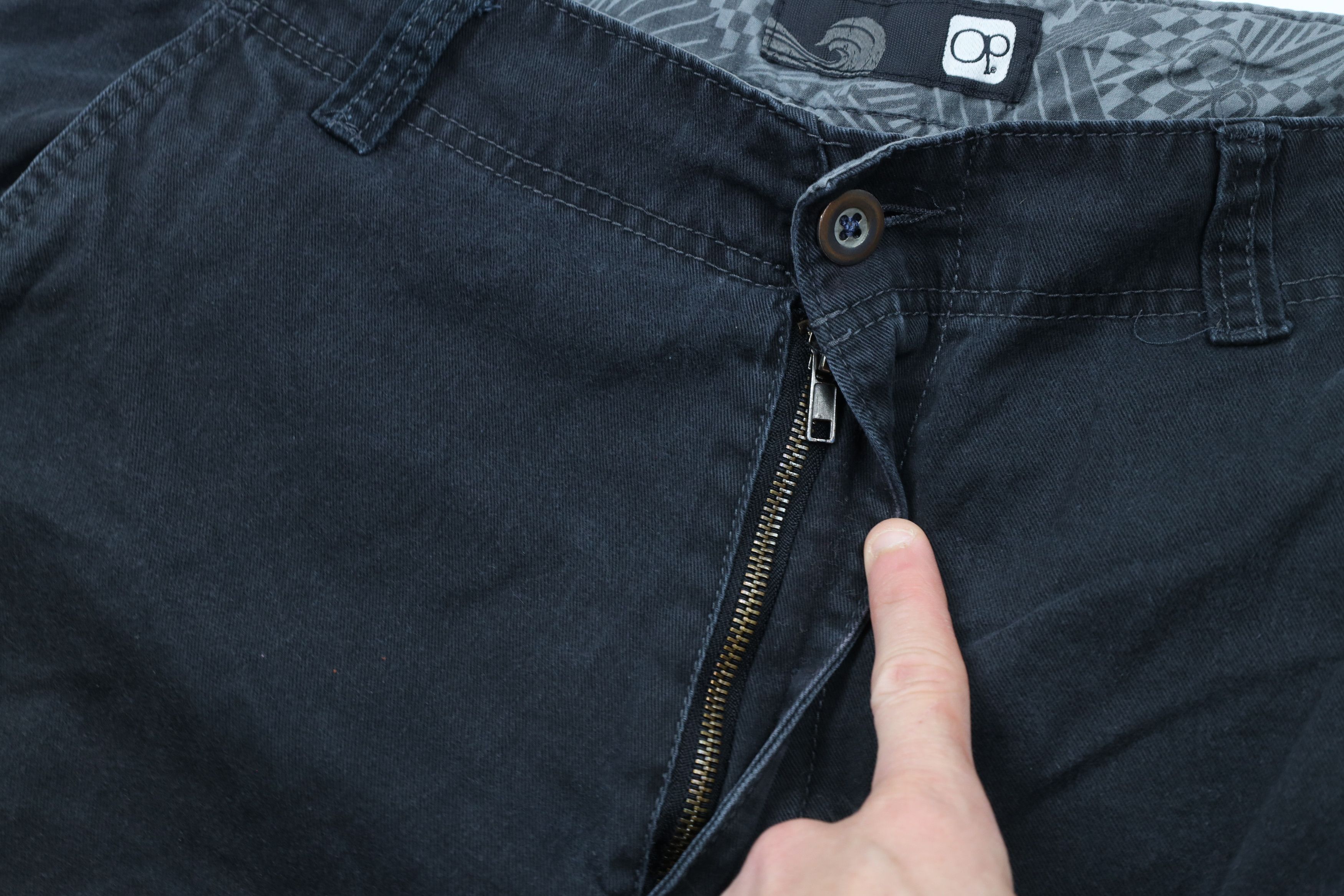 Ocean Pacific × Vintage Vintage Ocean Pacific Baggy Fit Cargo Shorts Black Cotton Size US 34 / EU 50 - 7 Thumbnail