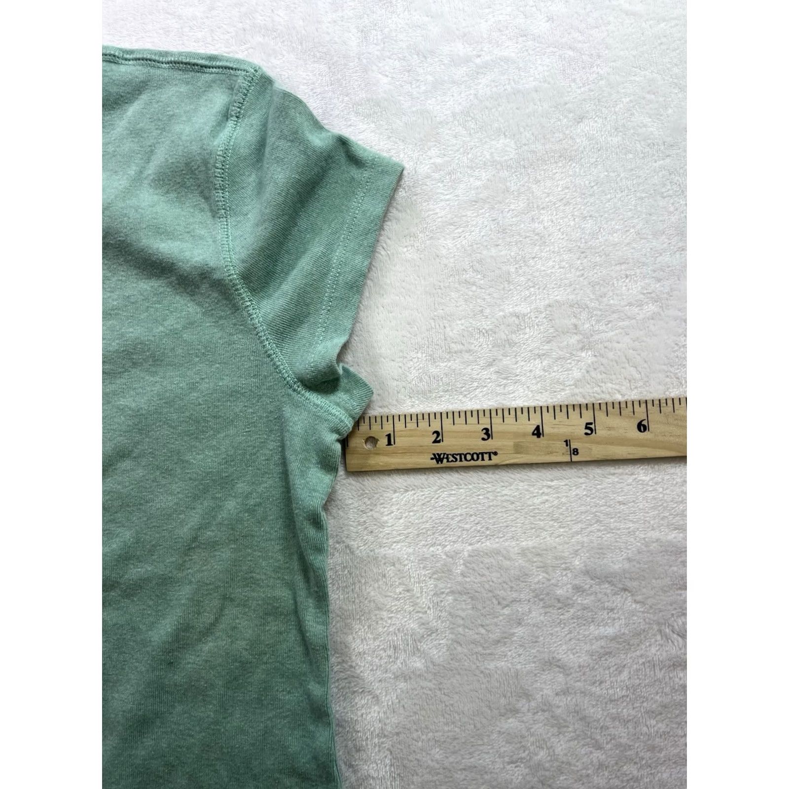 Tommy Hilfiger Tommy Hilfiger Women's Shirt Tee Green Short Sleeve XXL Size Casual Knit Embroidered Cotton T-Shirt Regular Fit Women Size XXL / US 16-18 / IT 52-54 - 4 Thumbnail