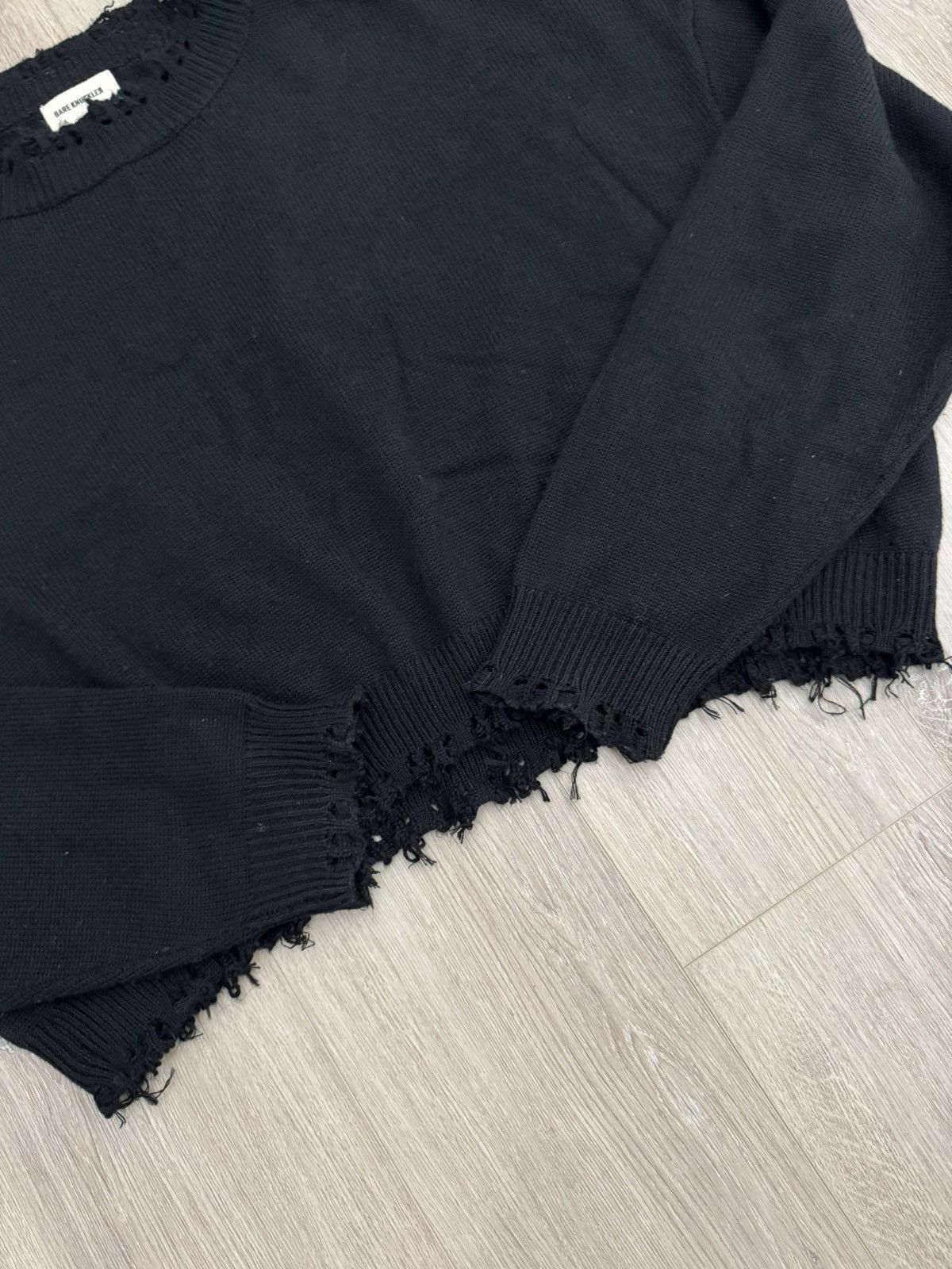 Bare Knuckles Bare Knuckles Cropped Cashmere Sweater Size US L / EU 52-54 / 3 - 4 Thumbnail