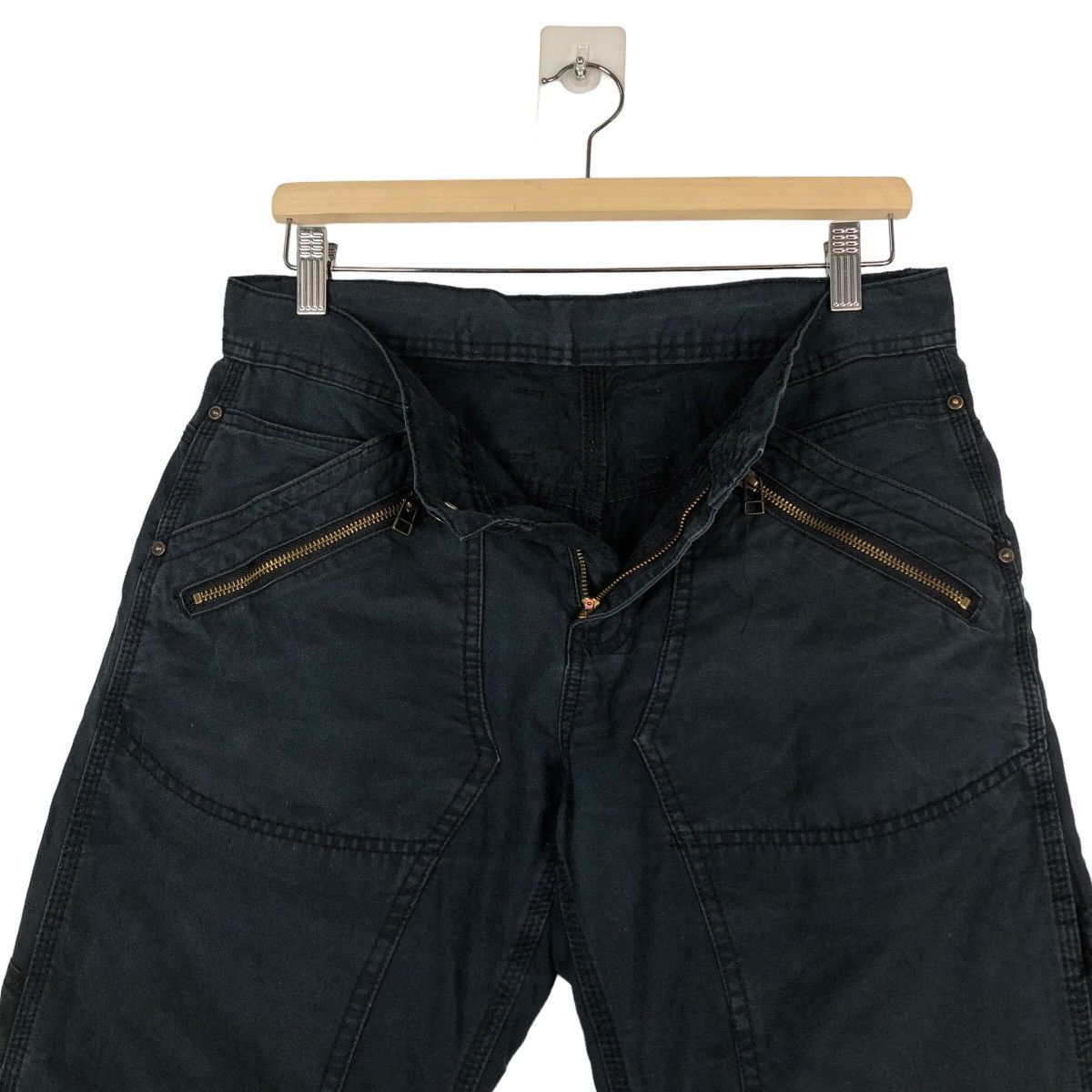 Hysteric Glamour 🔥Vintage Biker Pants Bondage Parachute Double Pocket Size US 32 / EU 48 - 11 Thumbnail