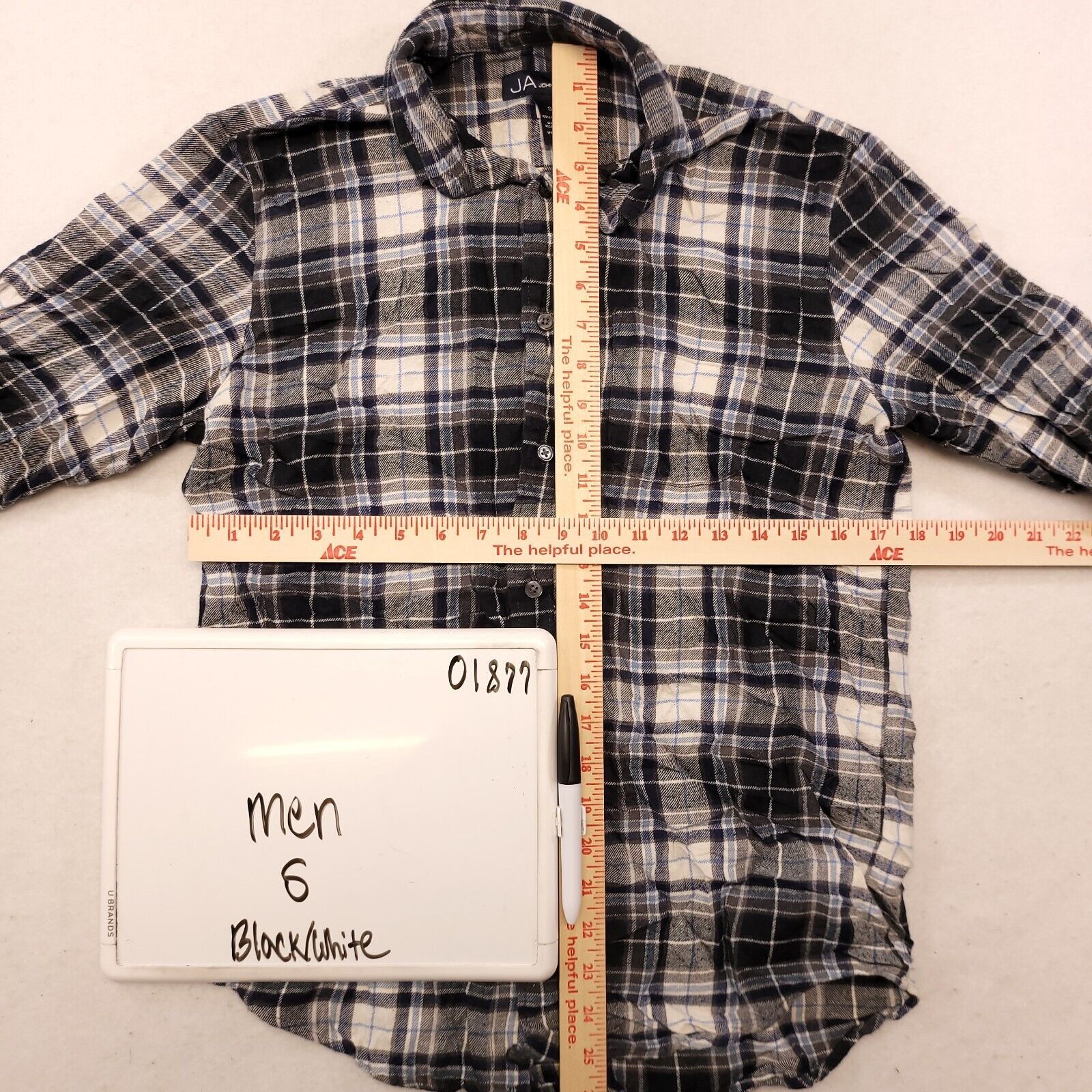 John Ashford John Ashford Tartan Flannel Shirt Mens Size Small S Black Size US S / EU 44-46 / 1 - 6 Thumbnail