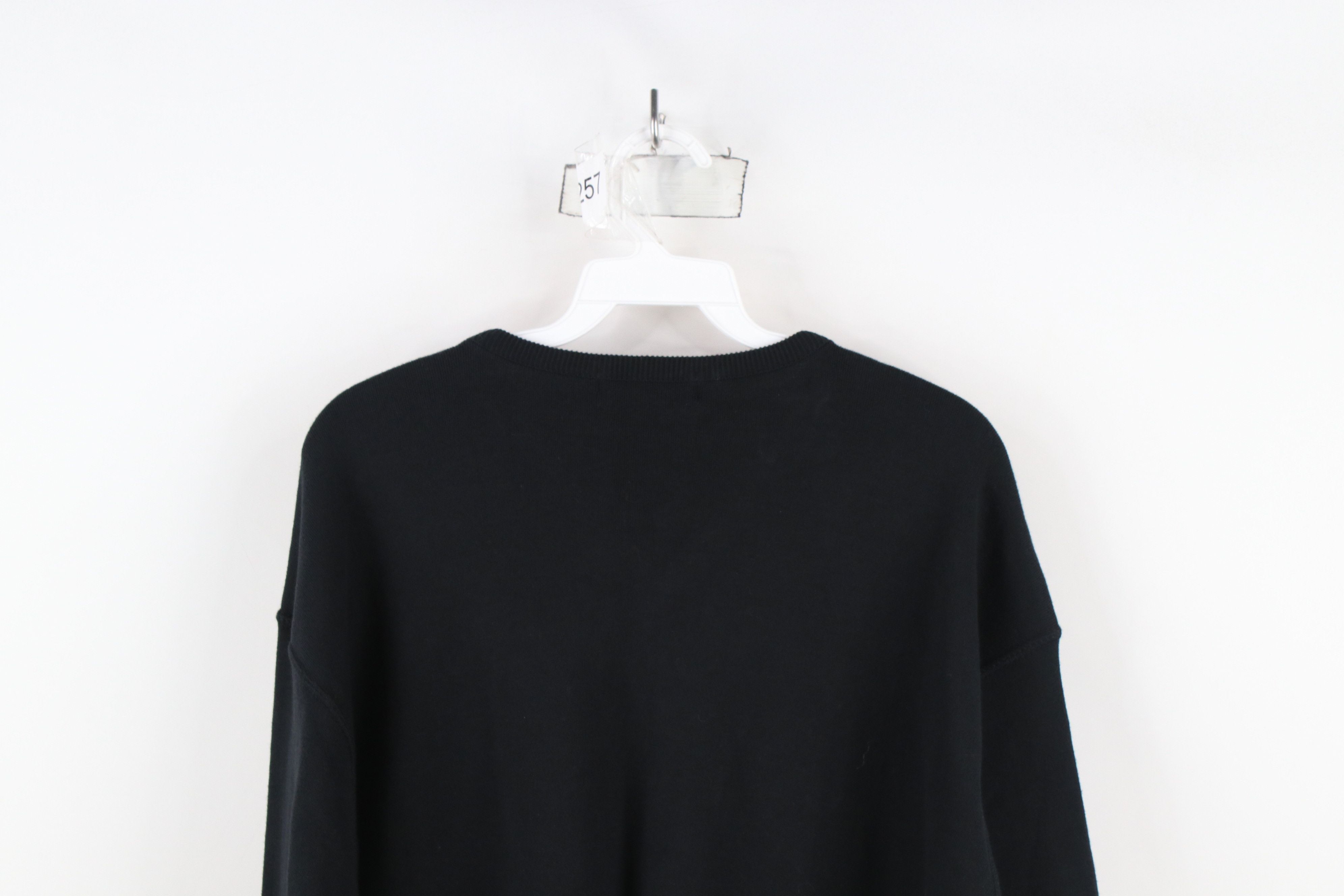 Eddie Bauer × Vintage Deadstock Vintage 90s Eddie Bauer Knit Sweater Black USA Size S / US 4 / IT 40 - 8 Thumbnail