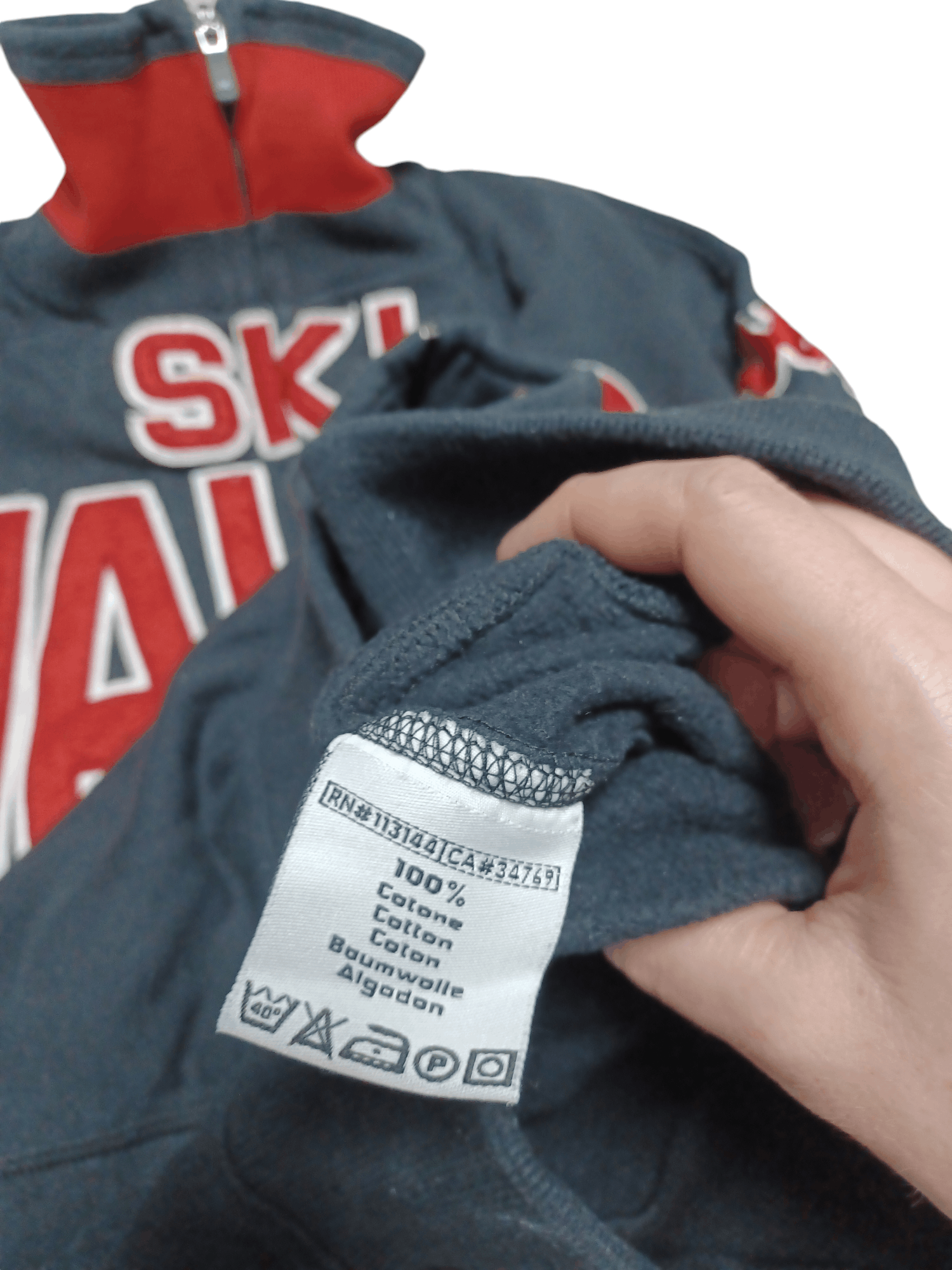 Kappa KAPPA VINTAGE SKI VALAIS EMBROIDERED LOGO ZIP SWEATSHIRT Size US M / EU 48-50 / 2 - 6 Thumbnail
