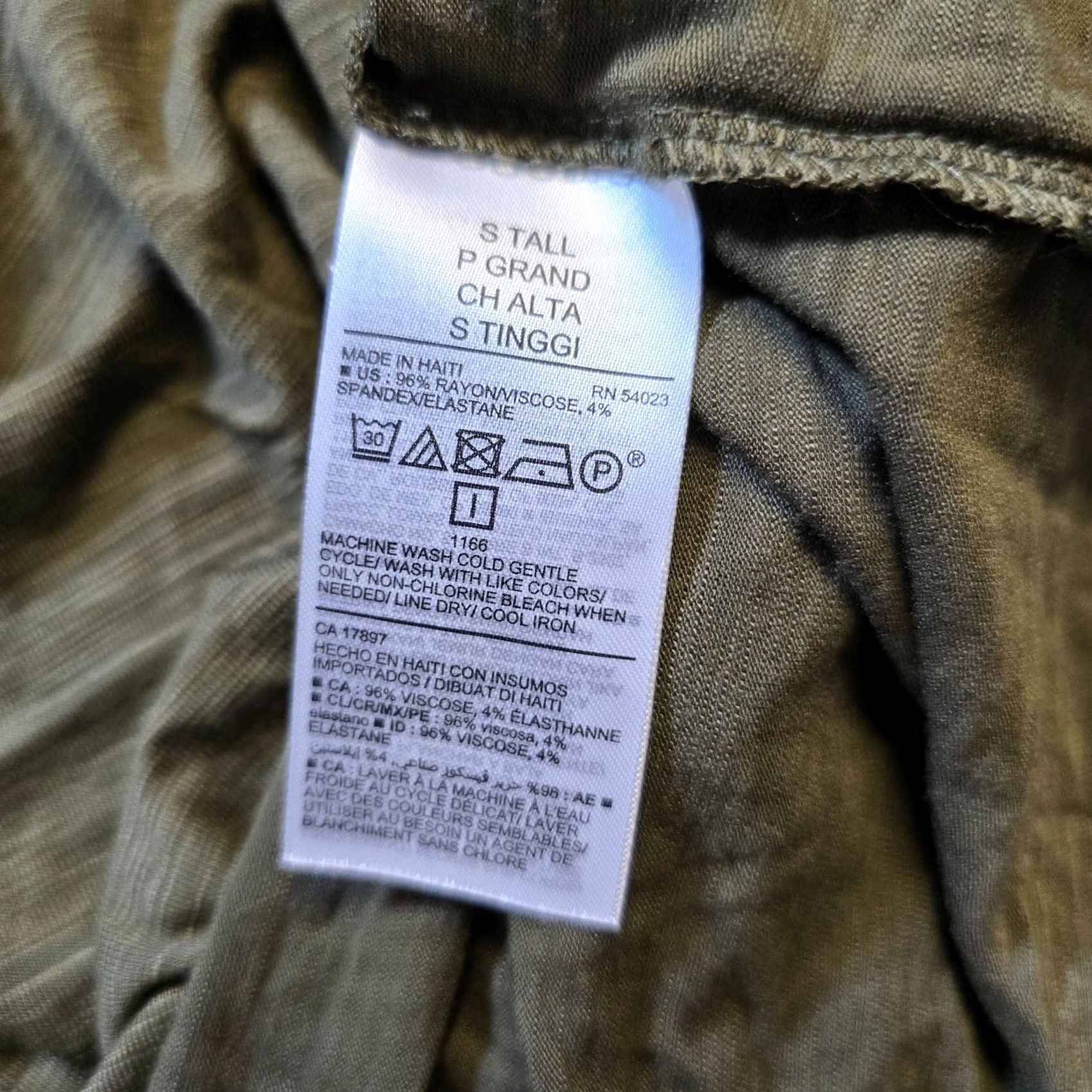 Old Navy Old Navy Top Womens Size Small Tall Green Textured Slub Knit Long Sleeve Capsule Shirt Cap Size S / US 4 / IT 40 - 7 Thumbnail