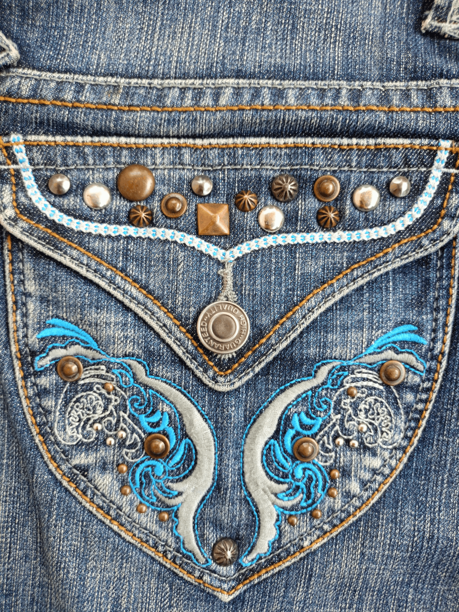 Japanese Brand × Vintage Wellbeing Classic Japanese Jeans Bootcut Vintage Denim Size 29" - 9 Thumbnail