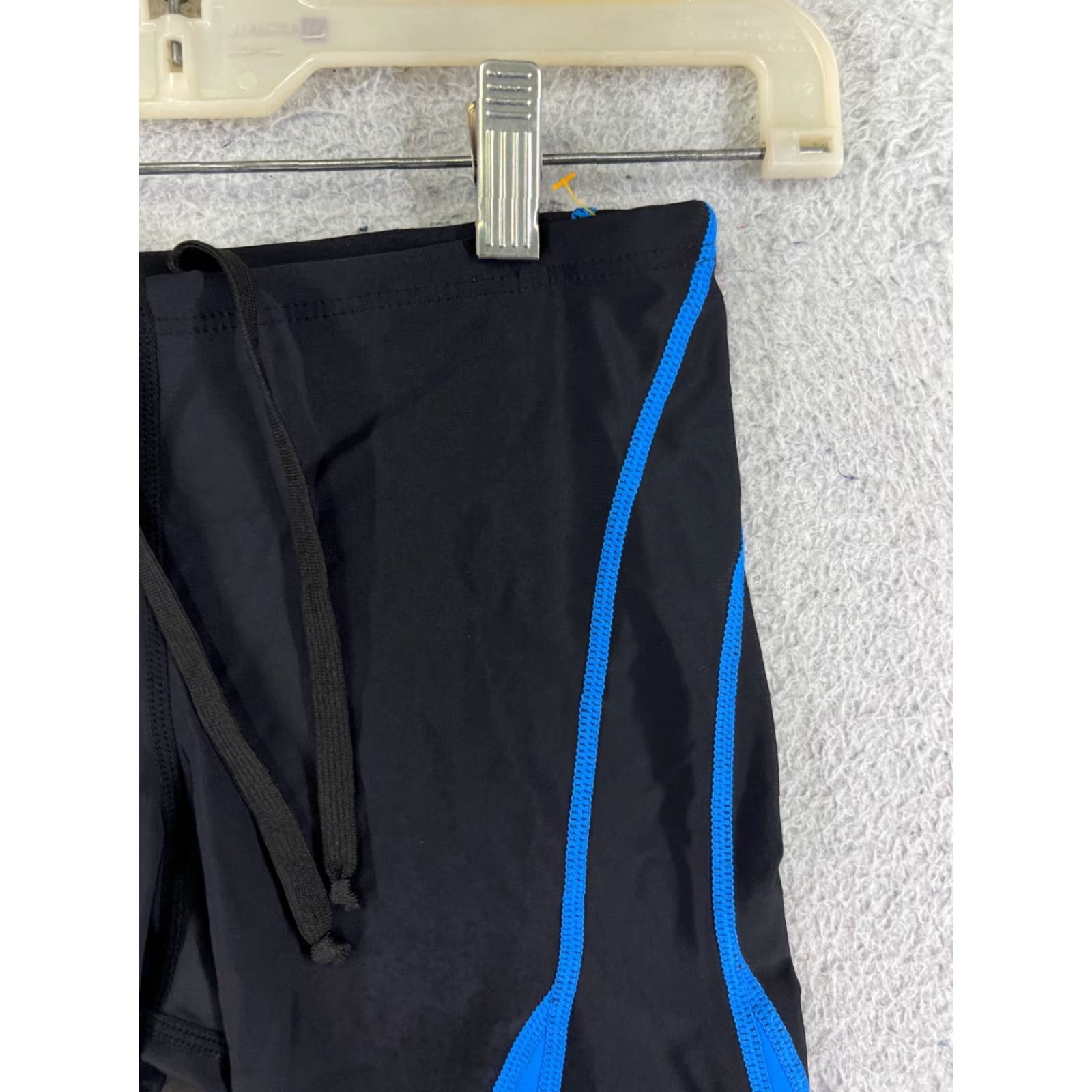 Vintage TYR Bottom Jammer 28 Adult Regular Men Blue Spandex Blend Polyester Compression Performance Competition Lifeguard Recreational Training Water Polo Size US 28 / EU 44 - 5 Thumbnail