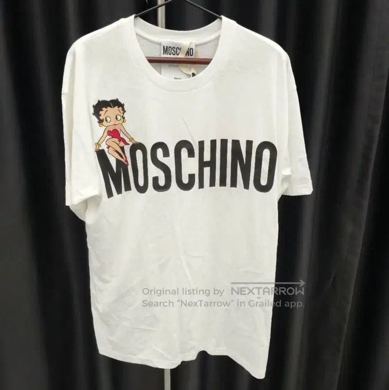 Moschino Moschino White Cotton T-Shirt with Betty Boop . Size XS / US 0-2 / IT 36-38 - 1 Thumbnail