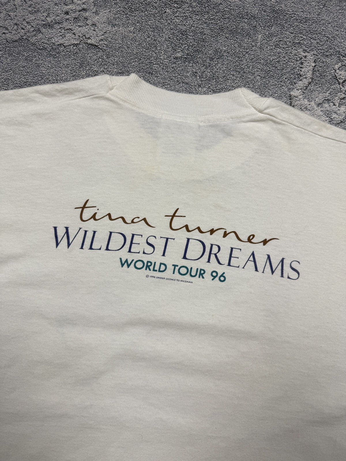 Band Tees Vintage Tina Turner 1996 World Tour Wildest Dreams Shirt Size US L / EU 52-54 / 3 - 4 Thumbnail