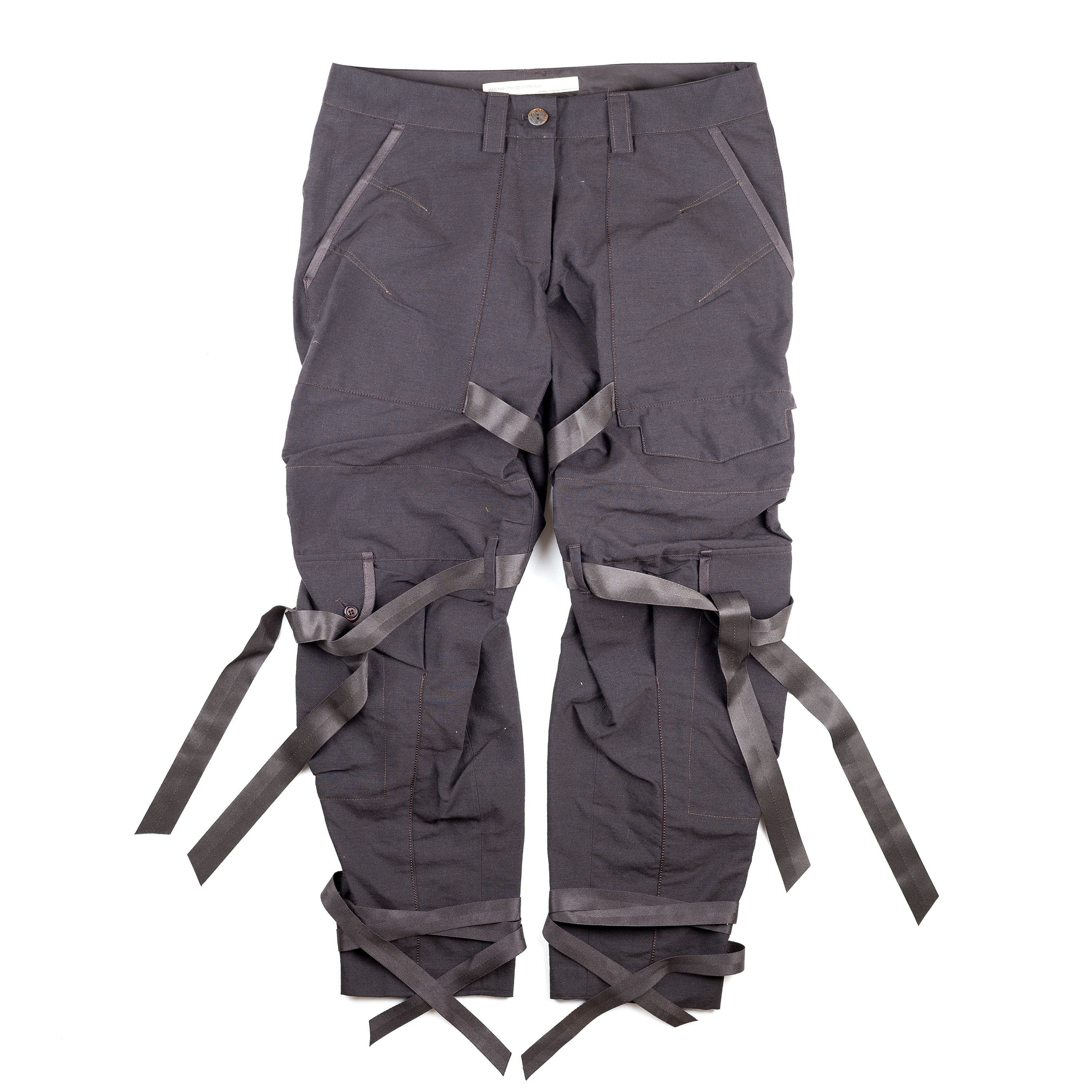image of Marithe Francois Girbaud Marithé Francois Girbaud Bondage Wool Pants in Brown, Men's (Size 26)