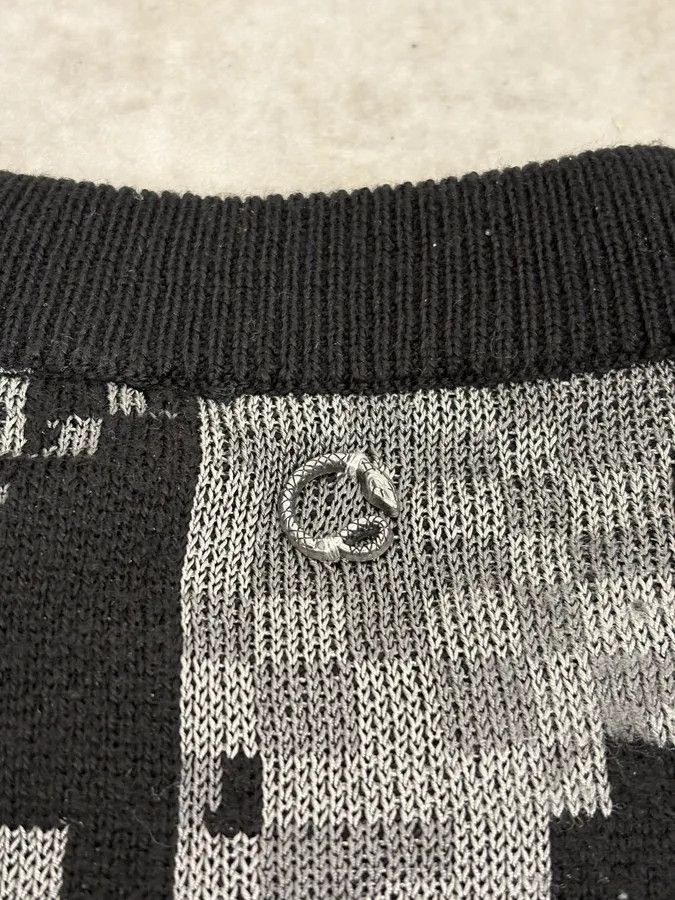 Just Cavalli AW2019 Cavalli Pixel Map Black Sweater Size US S / EU 44-46 / 1 - 8 Thumbnail