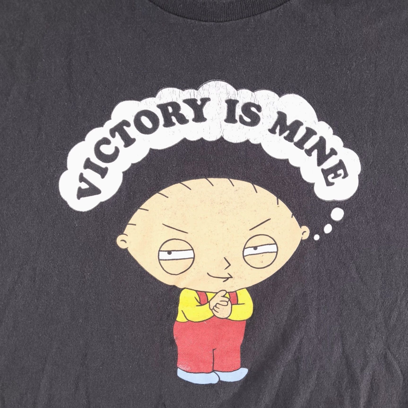 Griffin Family Guy Shirt Mens XL Black Stewie Griffin Victory Is Mine Short Sleeve Size US XL / EU 56 / 4 - 3 Thumbnail