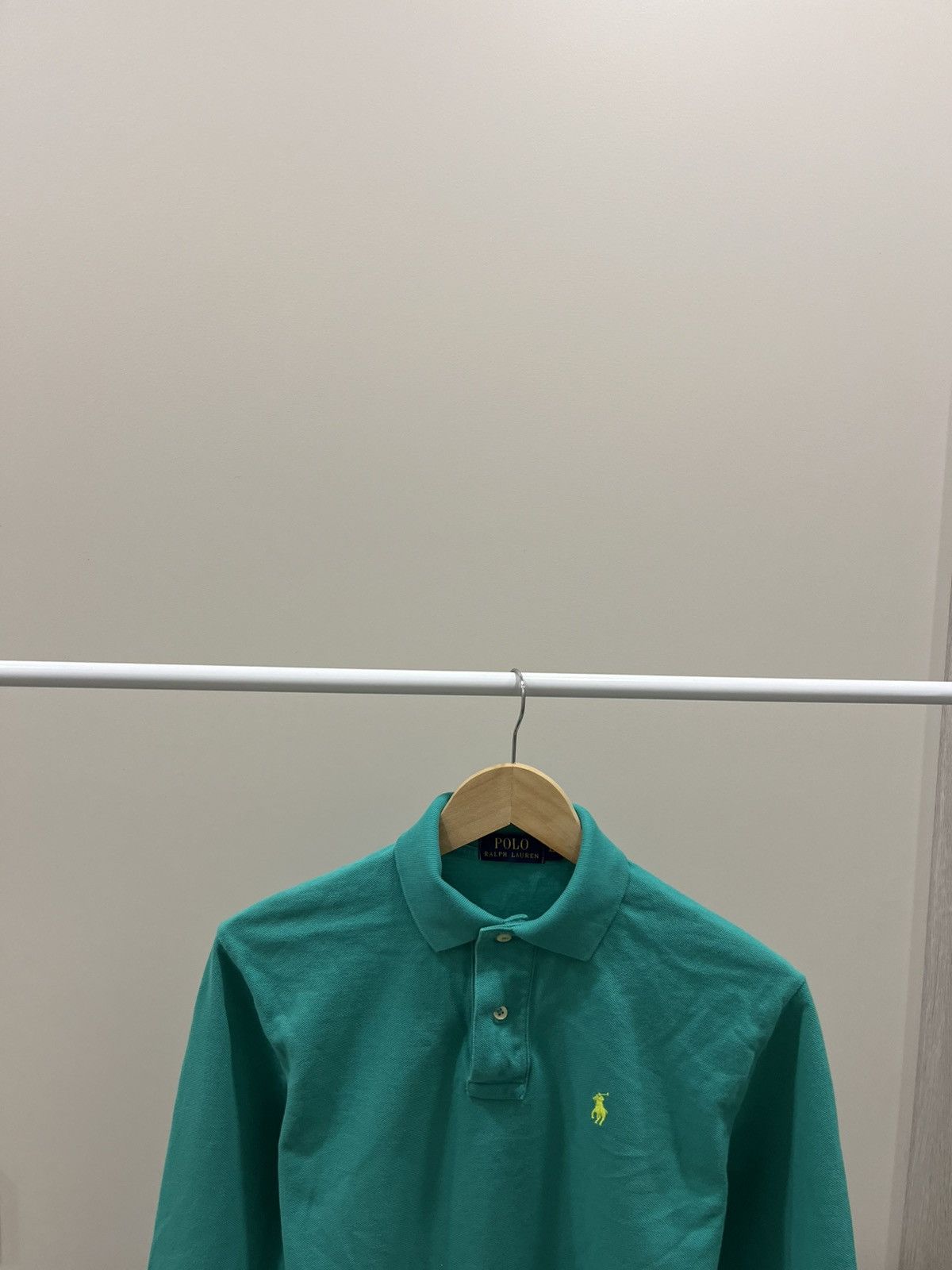 Polo Ralph Lauren 90S Vintage Polo Ralph Lauren Green Rugby Shirt Size US XS / EU 42 / 0 - 2 Thumbnail
