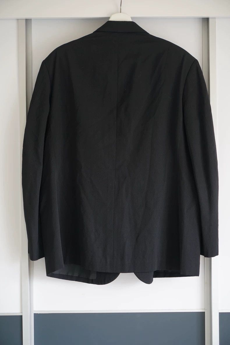 Yohji Yamamoto Yohji Yamamoto Yohji Yamamoto Black Blazer with Leather Po Size US S / EU 44-46 / 1 - 2 Thumbnail