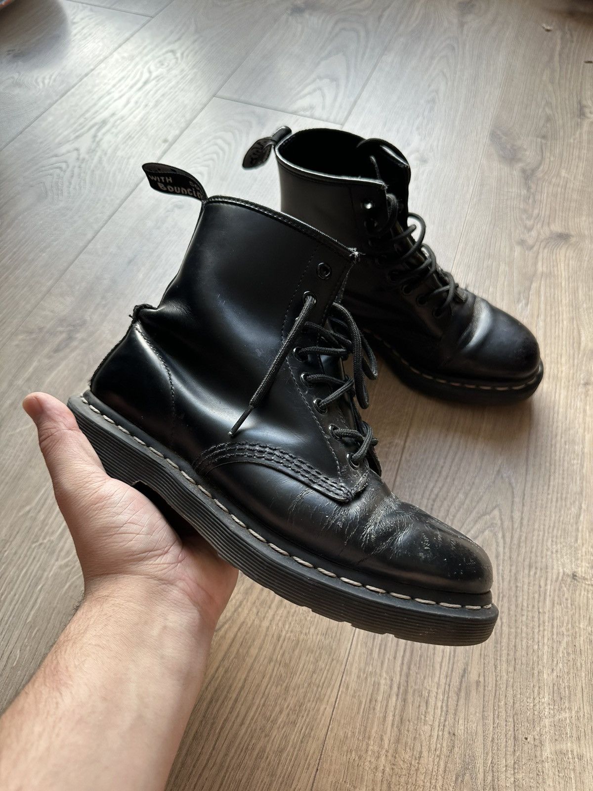 Dr. Martens Dr. Martens Vintage Leather Boots Size US 7.5 / IT 37.5 - 3 Thumbnail