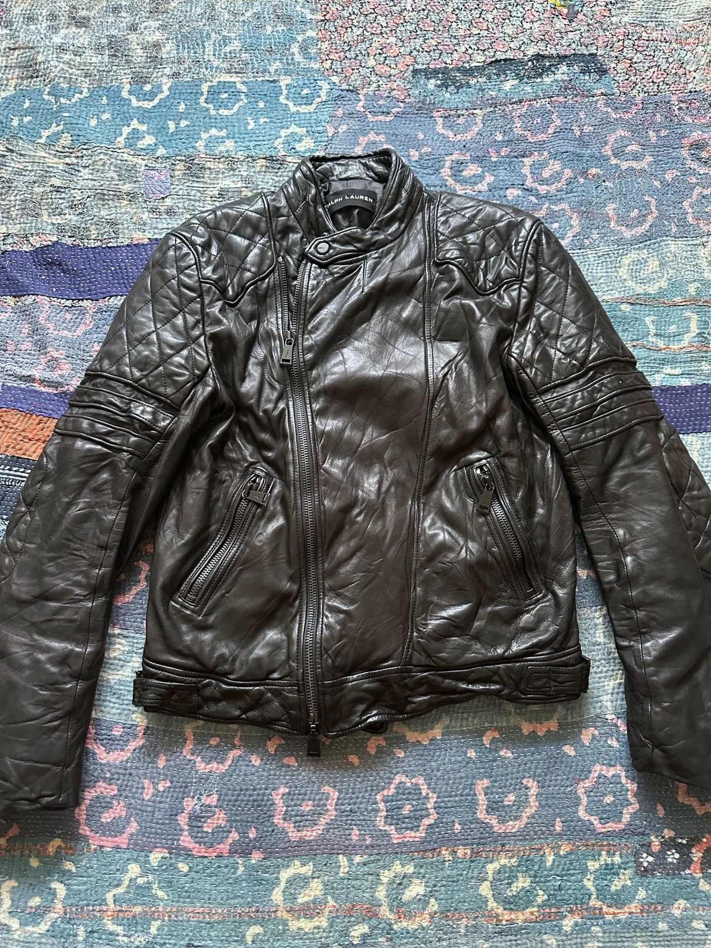 Ralph Lauren Black Label ralph lauren black label motorcycle leather jacket Size US M / EU 48-50 / 2 - 1 Thumbnail