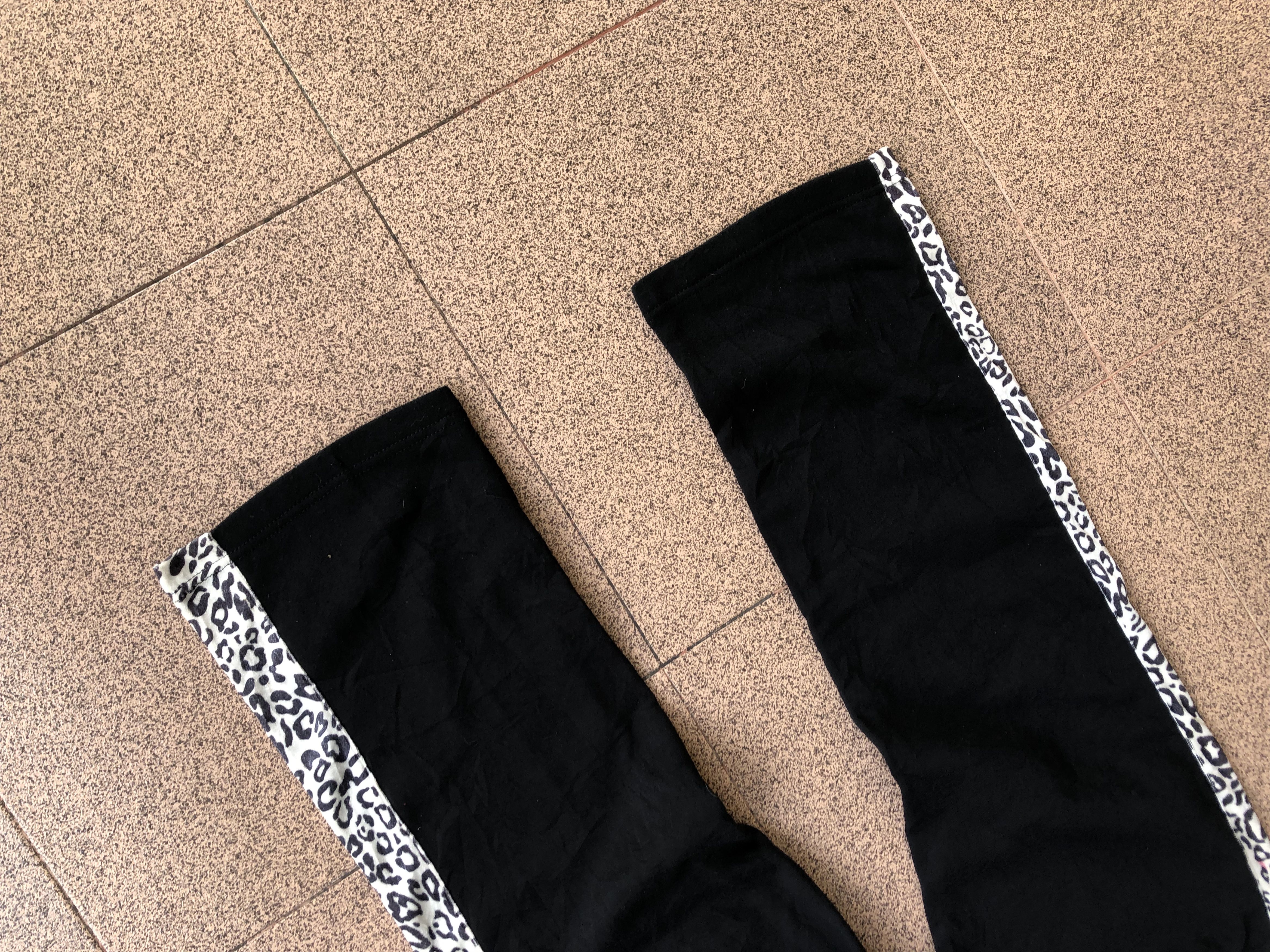 If Six Was Nine Dia Star Leopard Poem Vkei Style Y2k Japanese Size US 29 - 9 Thumbnail