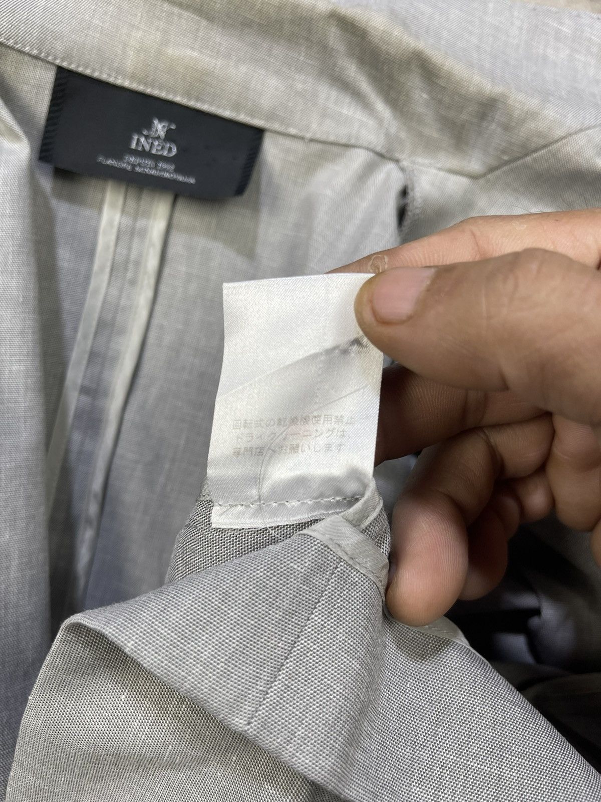 Yohji Yamamoto Ined Single Breasted Blazers Size S / US 4 / IT 40 - 12 Thumbnail