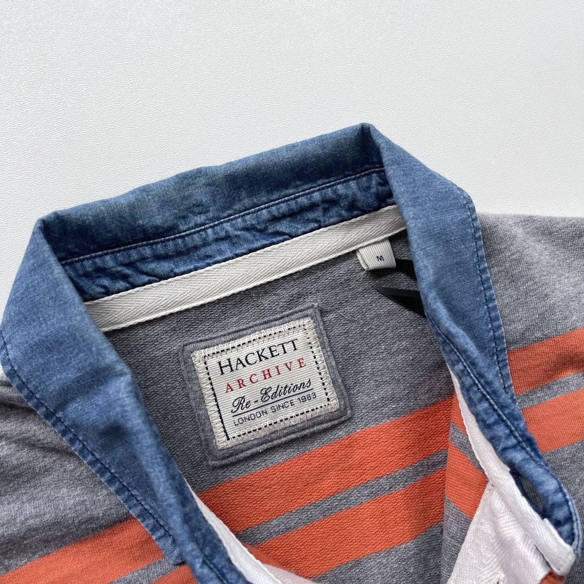 Hackett Hackett London Archive Re-Editions Rugby Polo Long Sleeve Size US M / EU 48-50 / 2 - 9 Thumbnail
