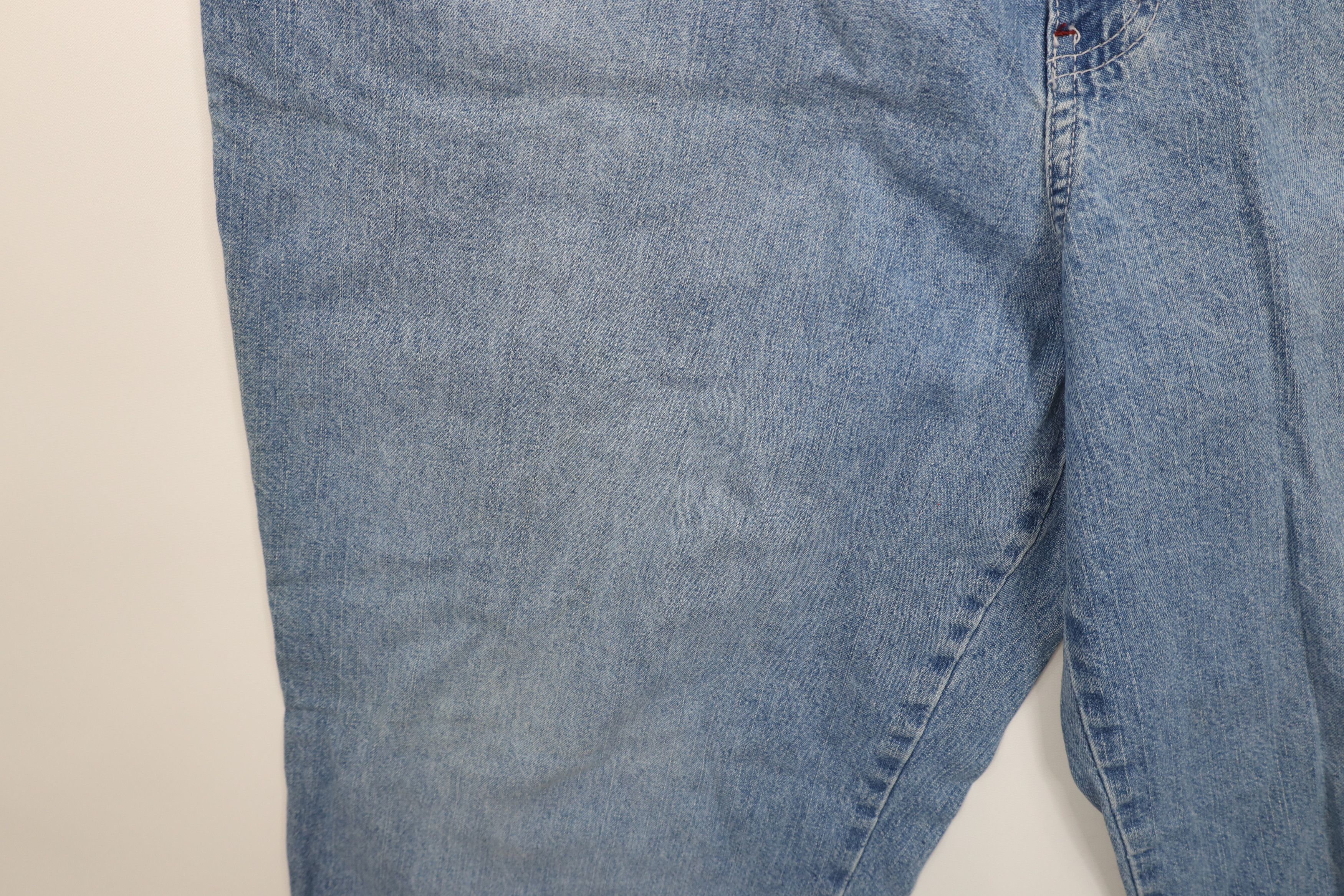 Vintage Vintage 90s Y2K Streetwear Wide Leg Dungaree Denim Jeans Size US 36 / EU 52 - 7 Thumbnail