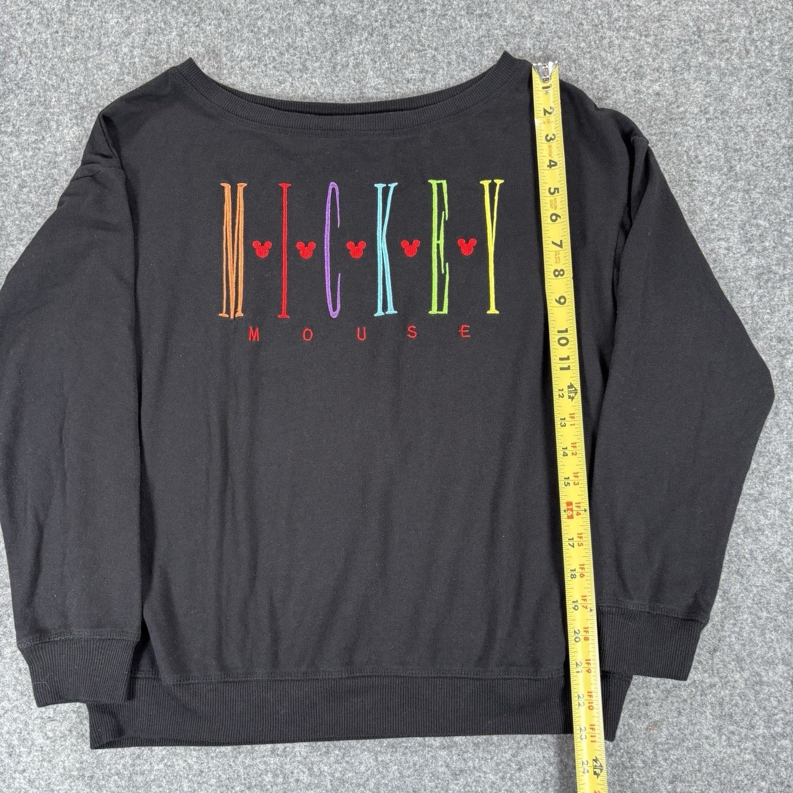 Disney Disney Parks Sweatshirt Black Women Medium Scoop Neck Size M / US 6-8 / IT 42-44 - 7 Thumbnail