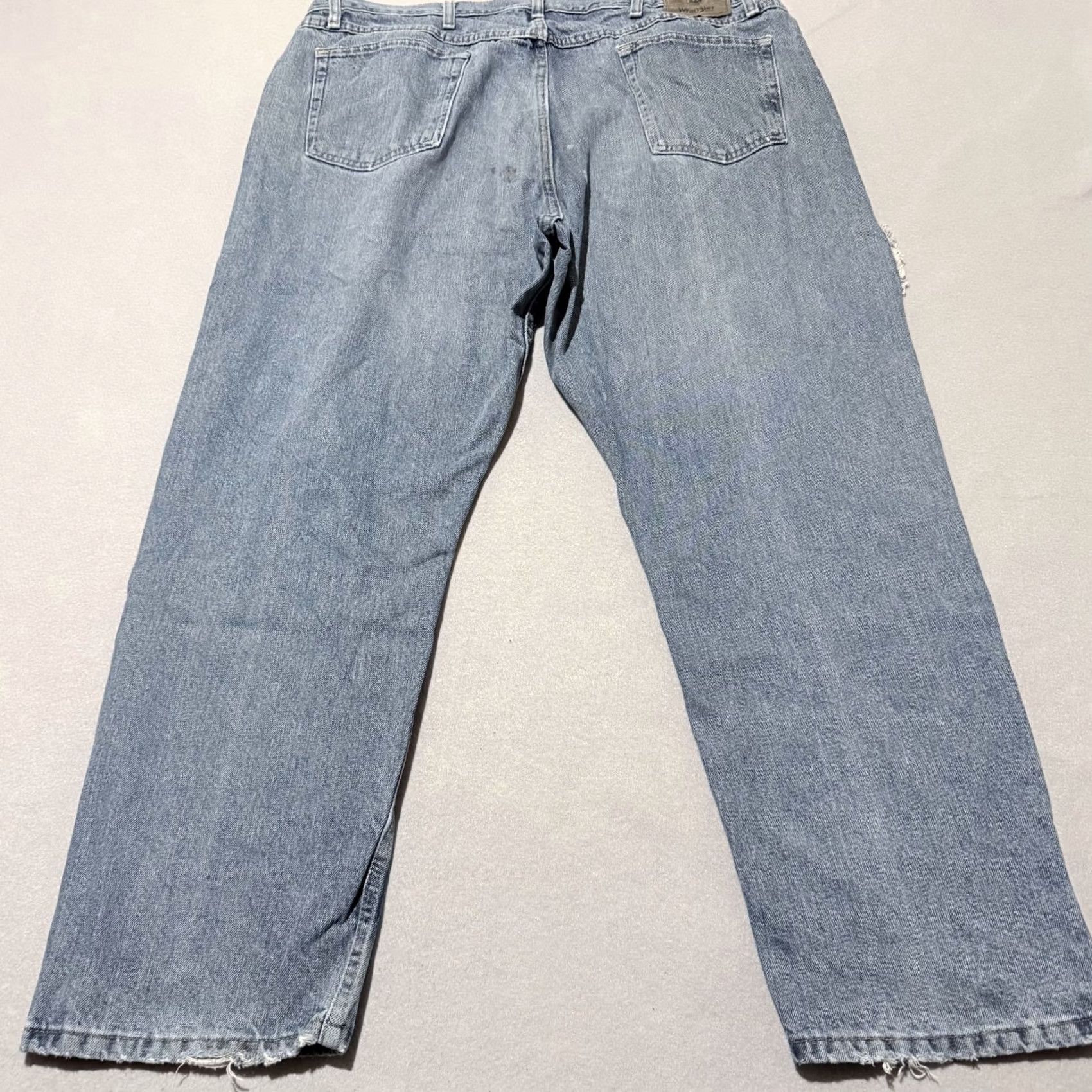 Wrangler Wrangler Five Star Jeans Men's Blue Denim High Rise Straight Relaxed Fit 42x30 Size US 42 / EU 58 - 2 Thumbnail