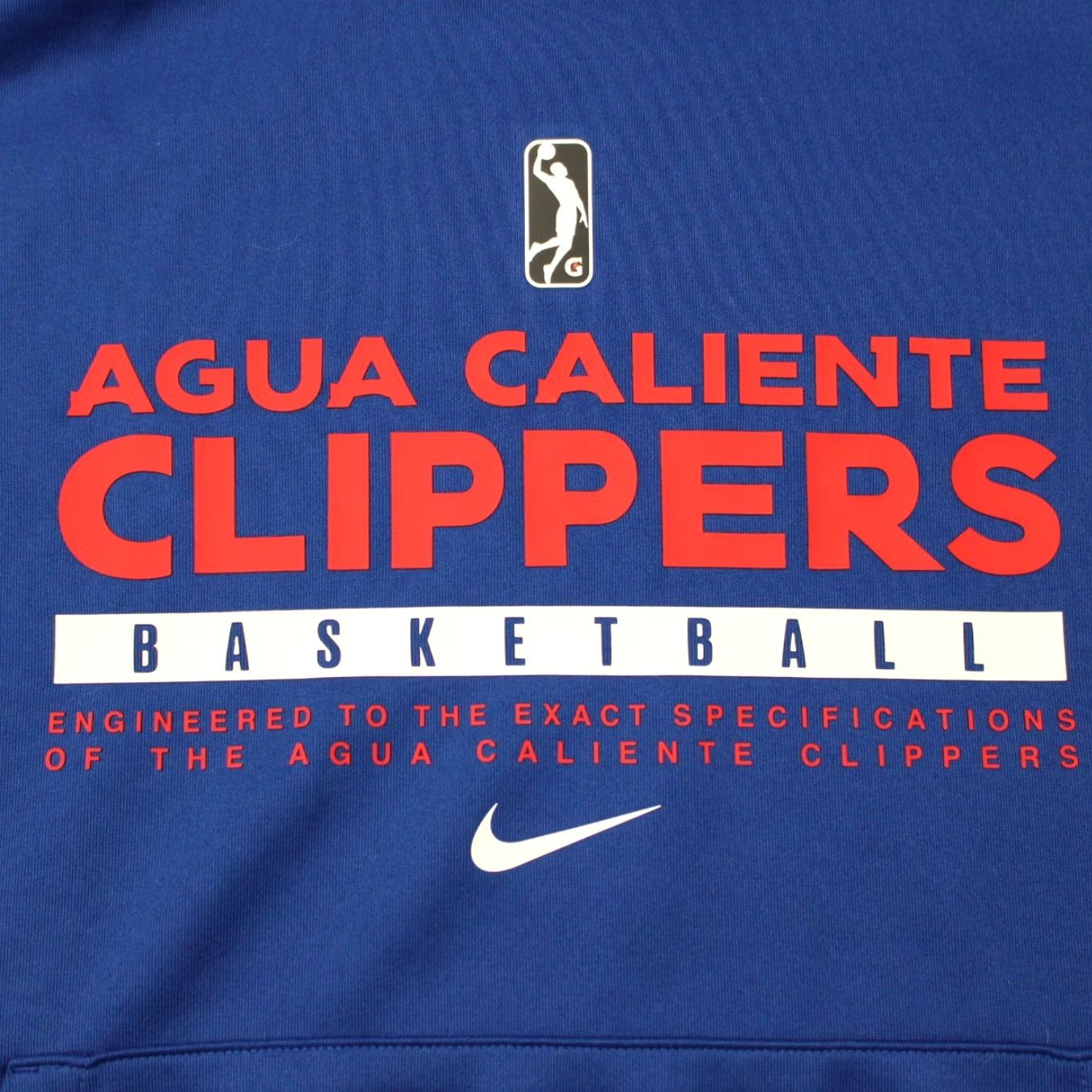 Nike Nike Agua Caliente Clippers Hoodie Mens Medium Blue Dri-Fit Hooded Sweatshirt Size US M / EU 48-50 / 2 - 6 Thumbnail