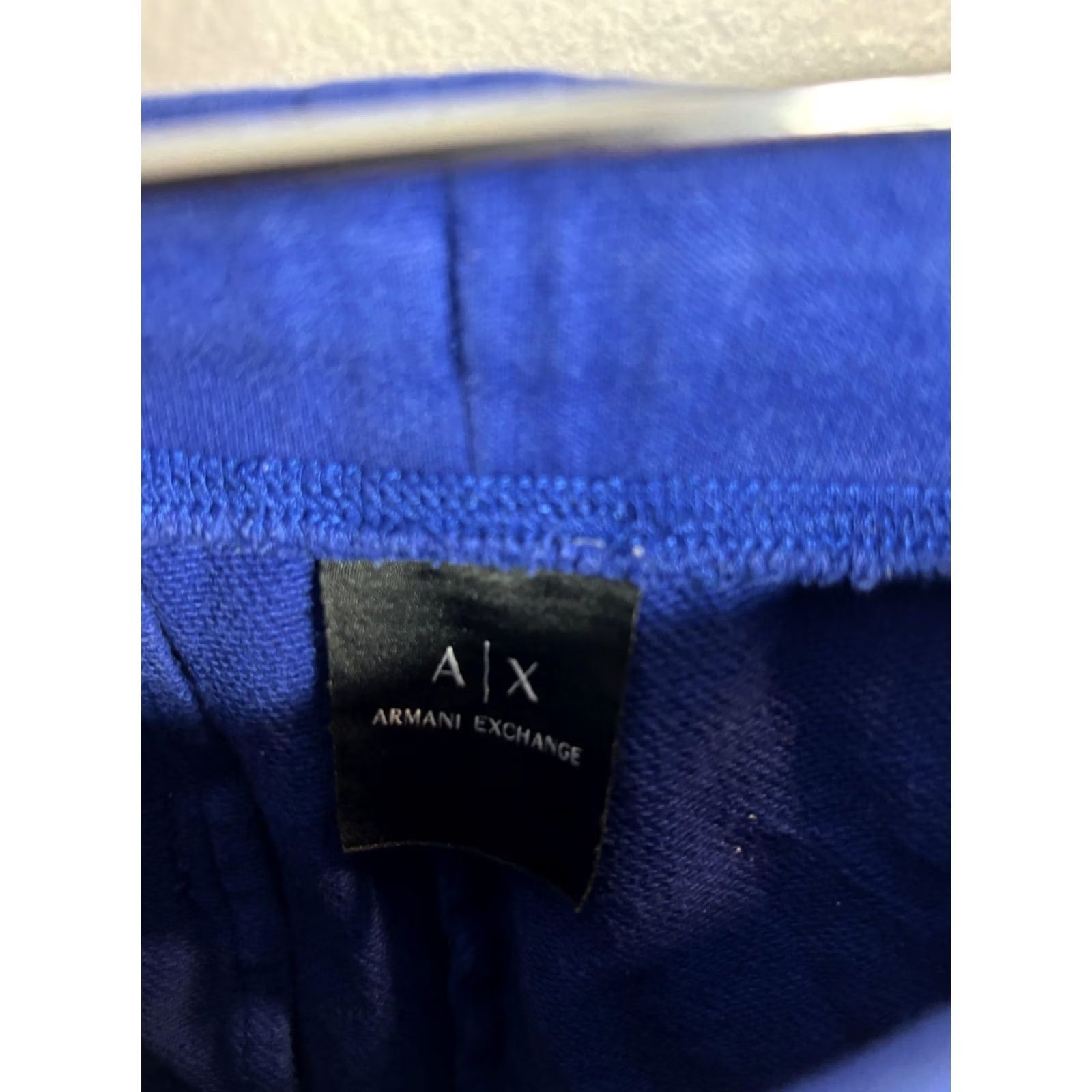 Armani Exchange Armani Exchange Shorts Mens M Blue Athletic Casual Lounge Pockets Elastic Waist Drawstring Size US 31 - 3 Thumbnail