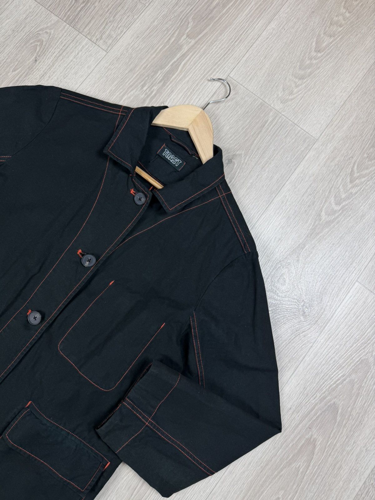 Other Toast Jacket Womens Black Cotton Lightweight Button Front Size M / US 6-8 / IT 42-44 - 2 Thumbnail