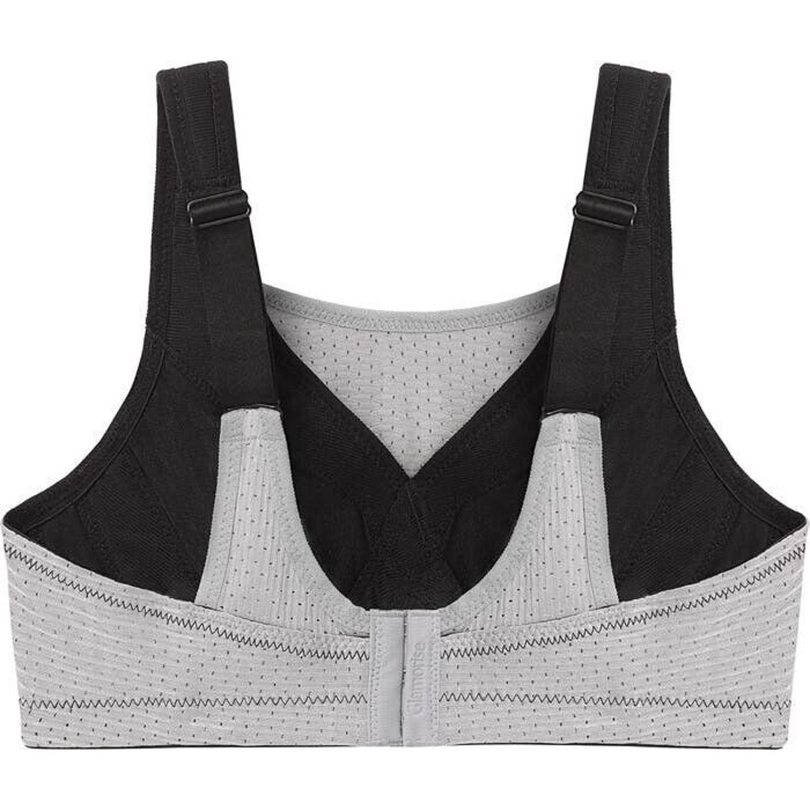 Other Glamorize Black/Gray Custom Control Wireless Sports Bra 46D Size ONE SIZE - 2 Thumbnail