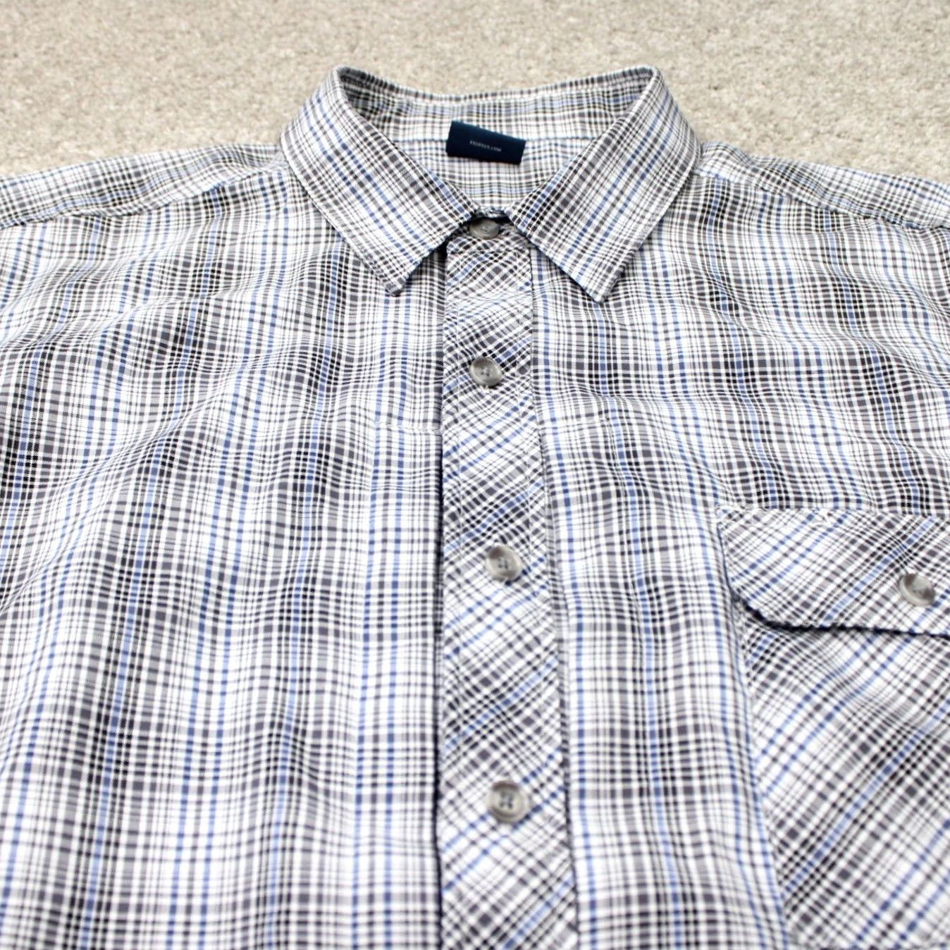 Propper PROPPER Shirt Mens Large Regular Black/Blue Button-Down Long Sleeve Size US L / EU 52-54 / 3 - 5 Thumbnail