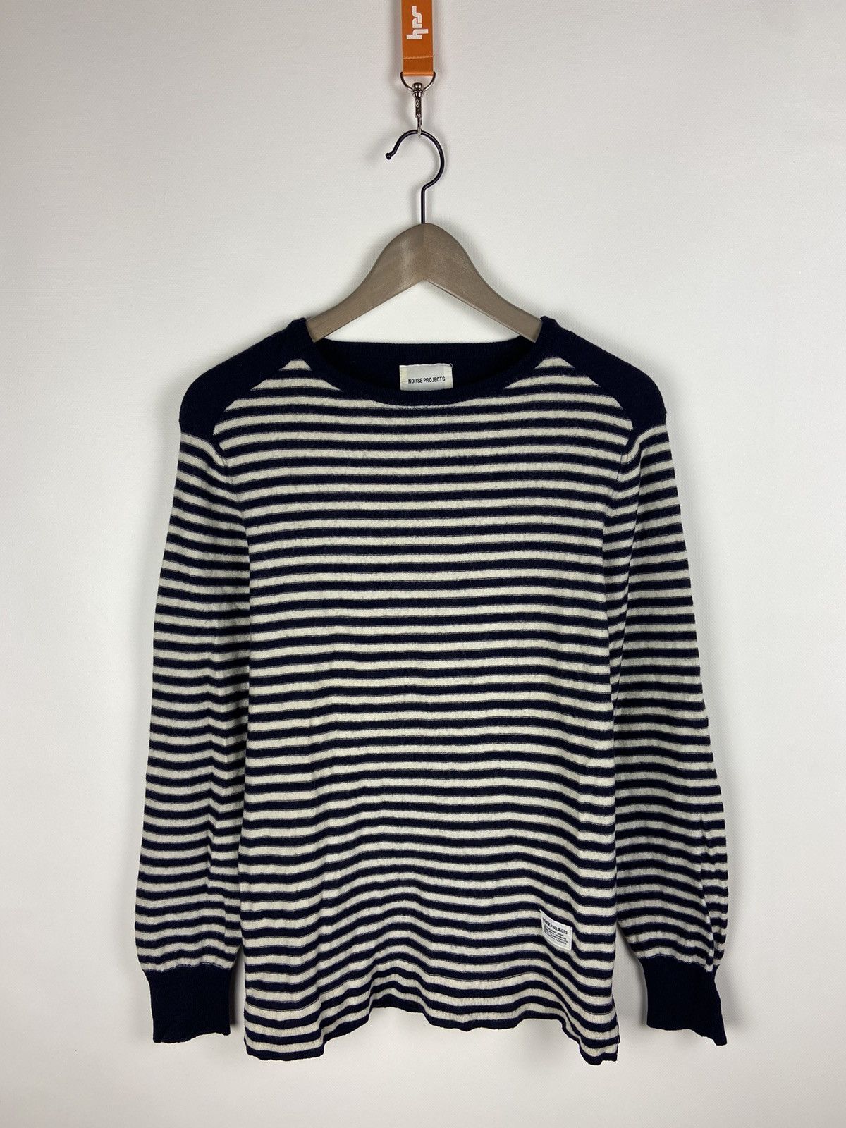 Norse Projects NORSE PROJECTS SAILOR STRIPE KNIT SWEATERS MENS SZ M Size US M / EU 48-50 / 2 - 1 Thumbnail