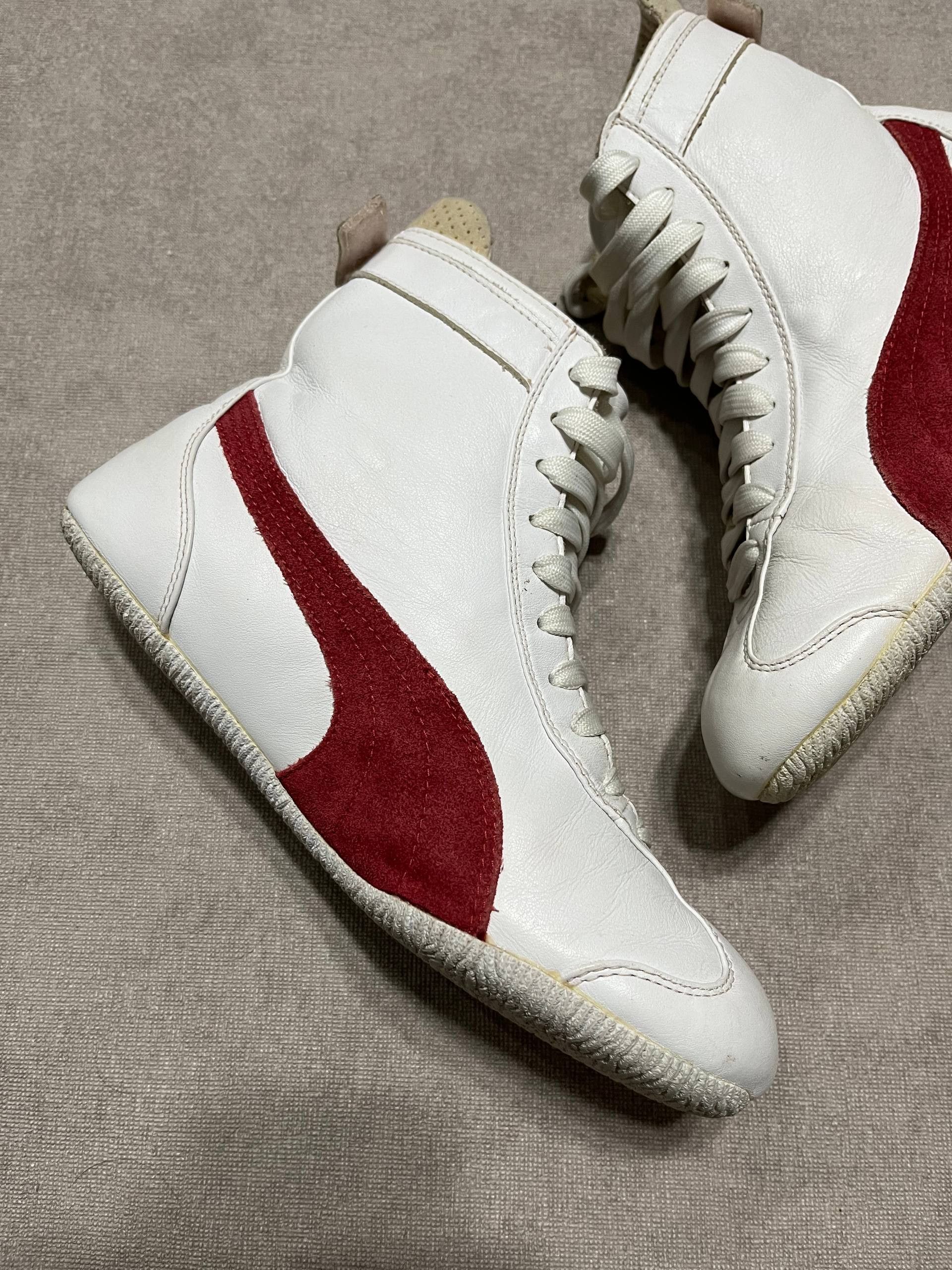 Puma Vintage Puma 90s Boxing Wrestling High Top Shoes 10 US 41 EU Size US 7.5 / IT 37.5 - 9 Thumbnail