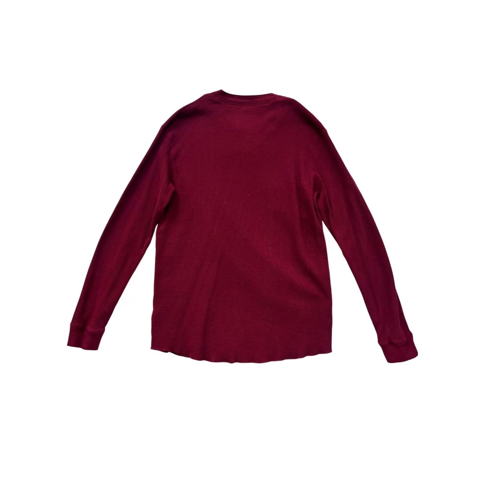 Levi's Levis Henley Shirt Red Waffle Knit XXXL Mens T-Shirt 3XL Size US XXL / EU 58 / 5 - 2 Thumbnail