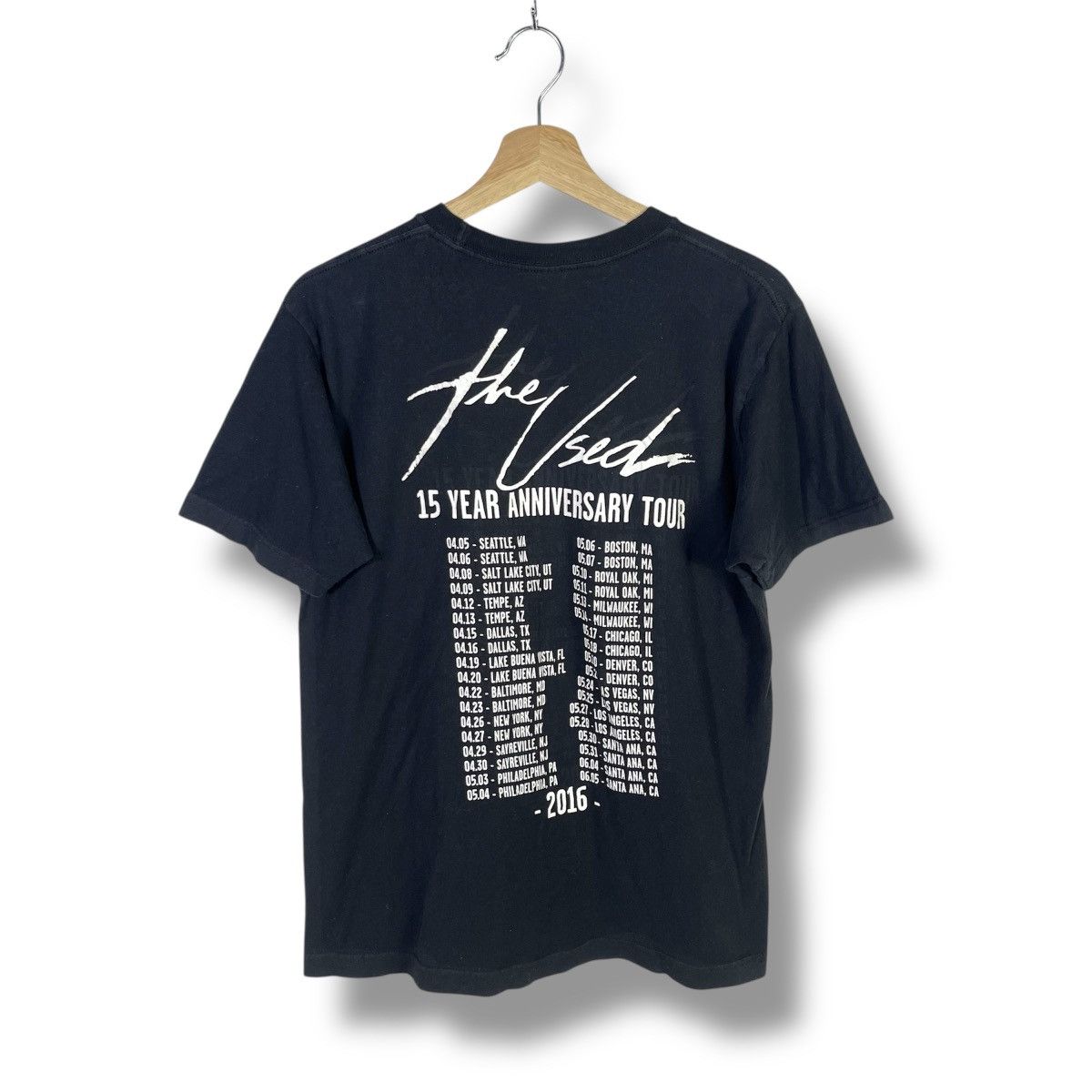 Band Tees The Used 15 Years Anniversary Tour 2016 Tshirt Size US L / EU 52-54 / 3 - 2 Thumbnail