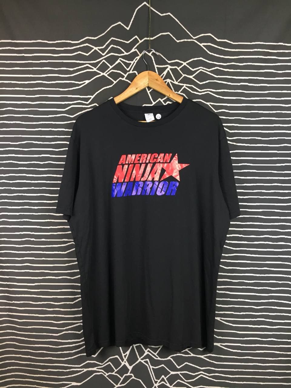 Vintage American Ninja Warrior TV Reality Show Spell Out Logo Tee Size US XXL / EU 58 / 5 - 2 Thumbnail