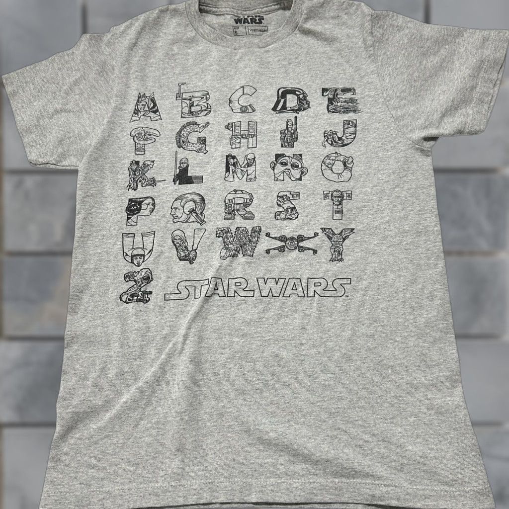 Star Wars Star Wars Tee Shirt Women S Gray Short Sleeves Crew Neck Cotton Blend Shirt Womens Star Wars T-Shirt Gray Short Sleeve Crew Neck Cotton Blend Size S / US 4 / IT 40 - 1 Thumbnail