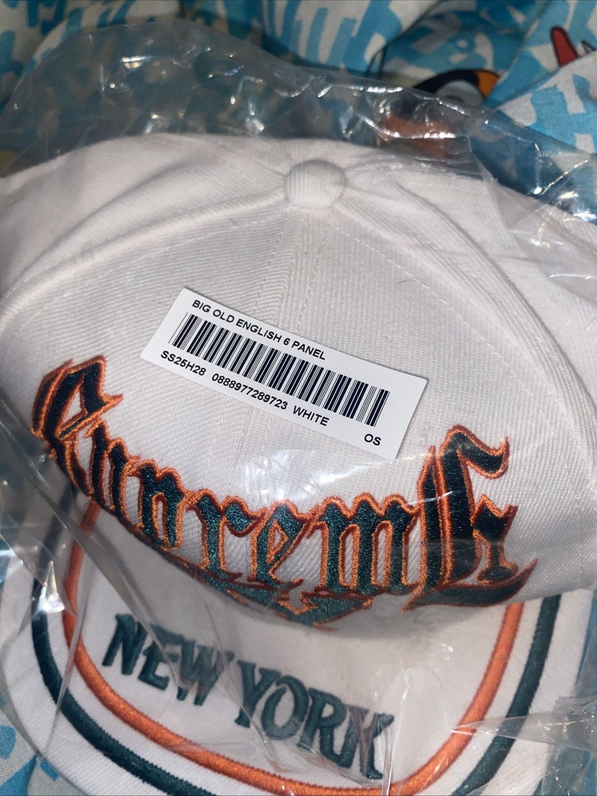 Supreme Supreme New York 6-Panel SS25 White Size ONE SIZE - 5 Thumbnail
