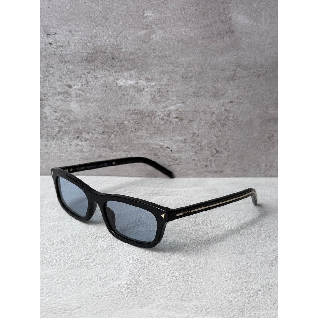 Prada NEW Prada PR D05S Sunglasses in Black Blue Lens $524 Size ONE SIZE - 2 Thumbnail