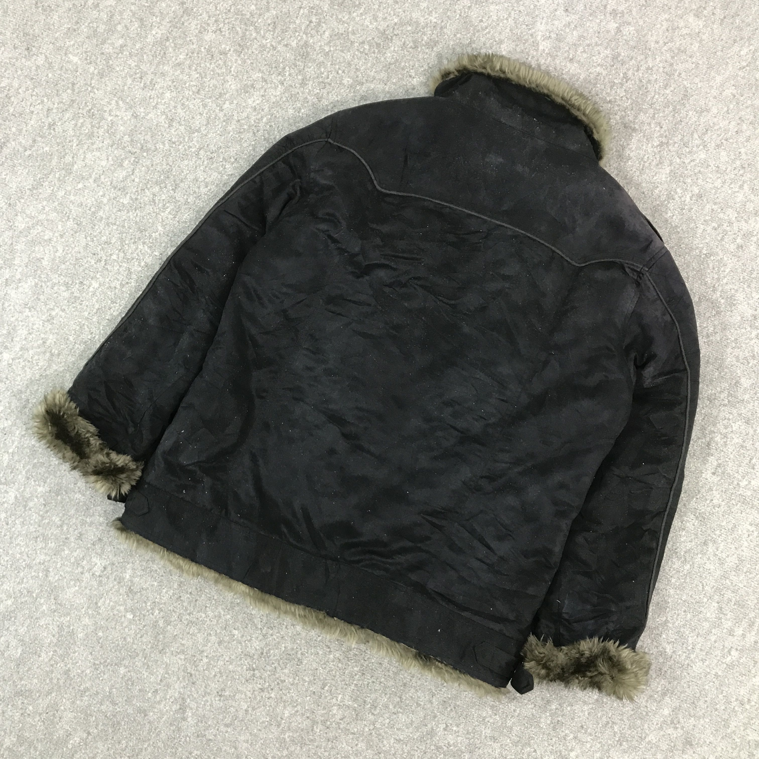 If Six Was Nine × Japanese Brand × Le Grande Bleu (L.G.B.) JAPAN SPLENDID BLACK FUR DESIGN STYLE JACKET Size US L / EU 52-54 / 3 - 6 Thumbnail