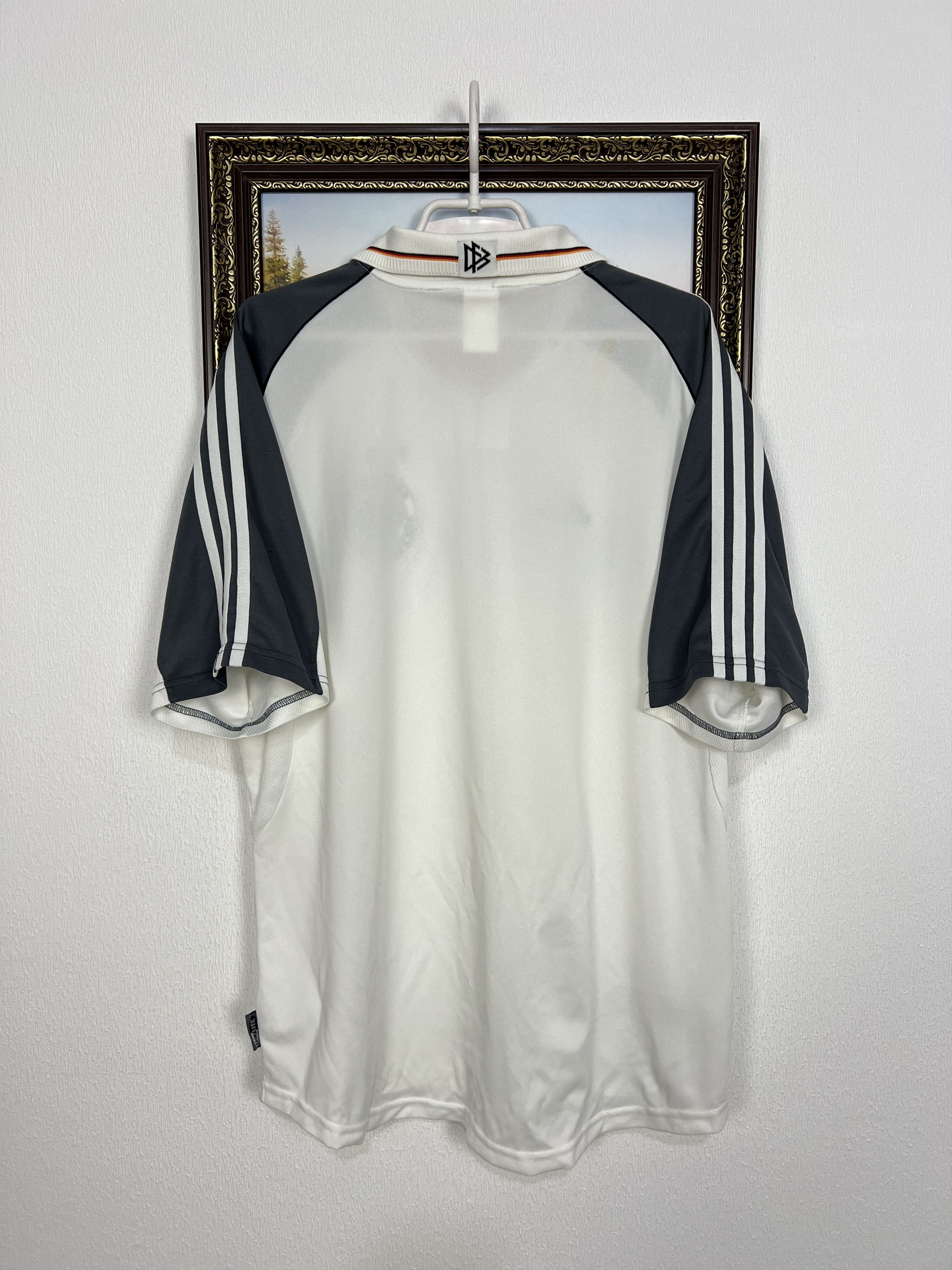 Adidas Germany football shirt 2000 Soccer Jersey Trikot National Size US XL / EU 56 / 4 - 8 Thumbnail