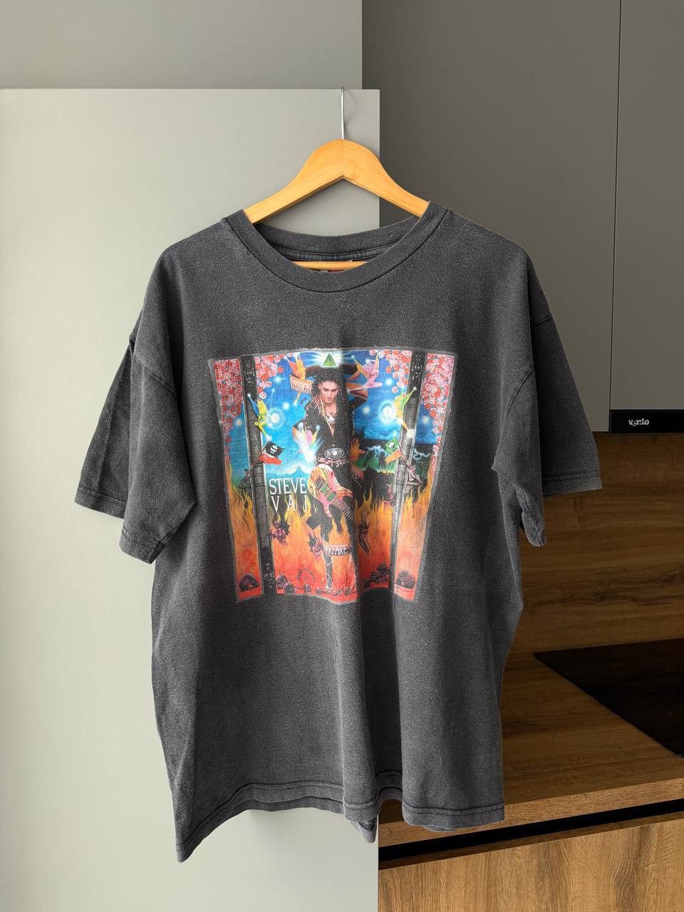 Band Tees 1991 Vintage Steve Vai Warfare T-shirt Promo Size US L / EU 52-54 / 3 - 1 Thumbnail
