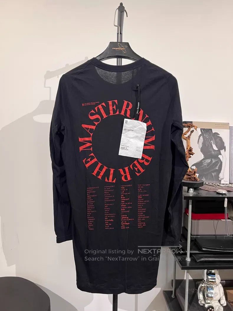 Boris Bidjan Saberi Boris Bidjan Saberi LS3 Letter Print Long-Sleeve Base T-Sh Size US L / EU 52-54 / 3 - 1 Thumbnail