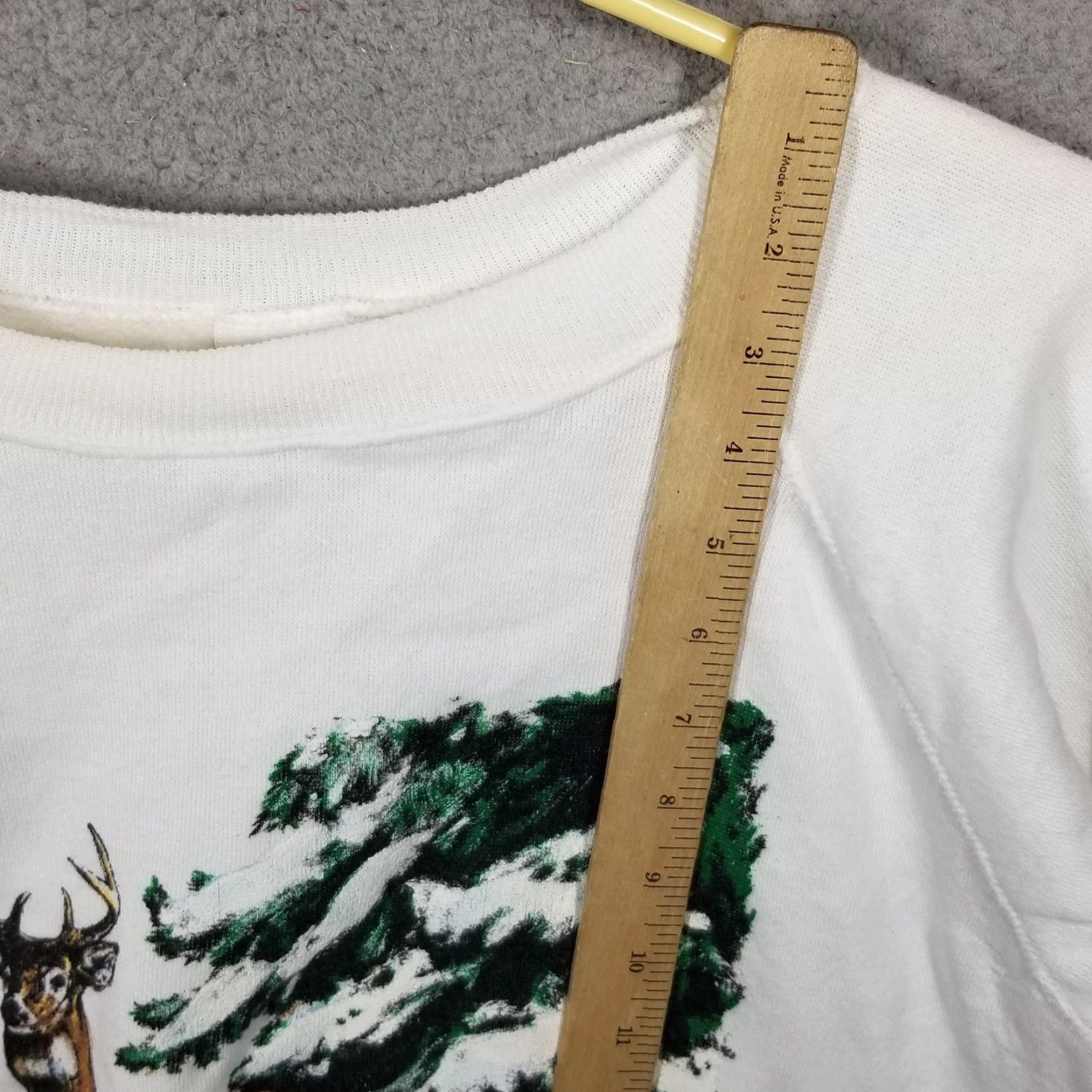 Vintage Vintage Hunting Sweatshirt Mens XL Crewneck Deer Buck Graphic Made USA 90s Size US XL / EU 56 / 4 - 6 Thumbnail