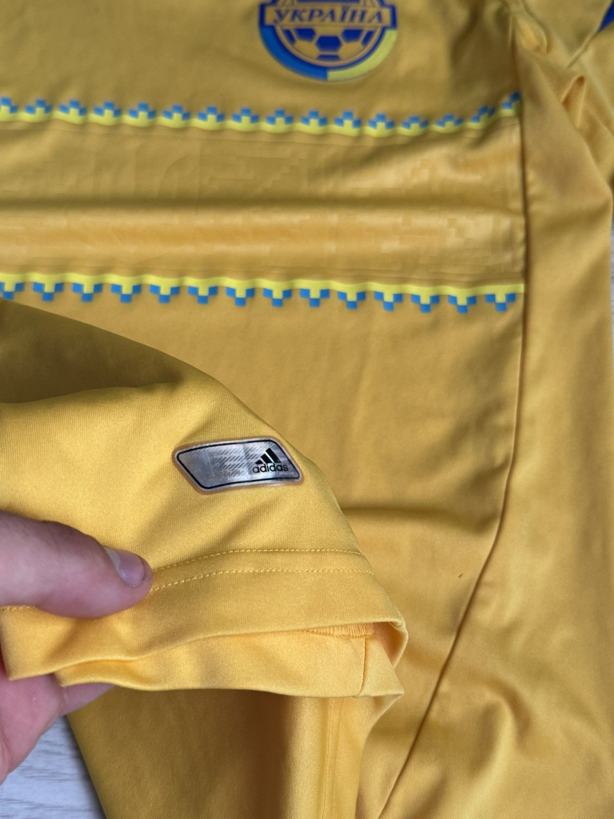 Adidas Vintage Soccer Jersey Ukraine 2011 kit Adidas Shirt Size US S / EU 44-46 / 1 - 3 Thumbnail