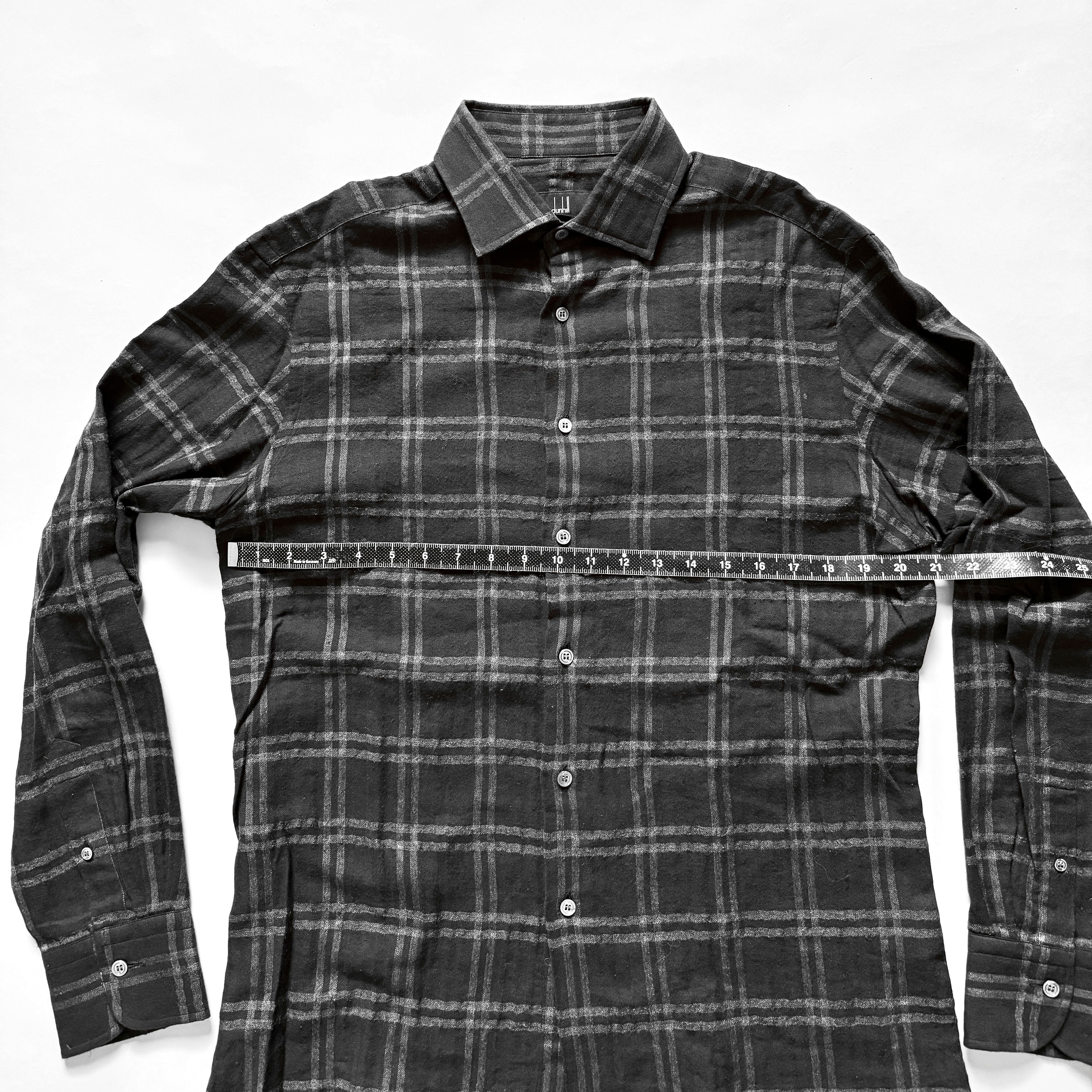Alfred Dunhill Grey plaid button up Size US L / EU 52-54 / 3 - 4 Thumbnail