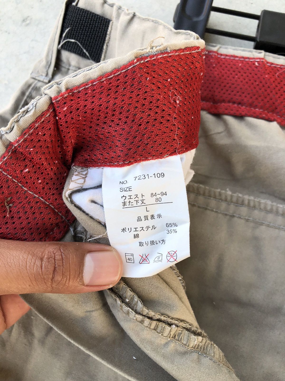 Designer Japanese Brand Cargo Pants 8 Pocket Free Style Size US 34 / EU 50 - 12 Thumbnail